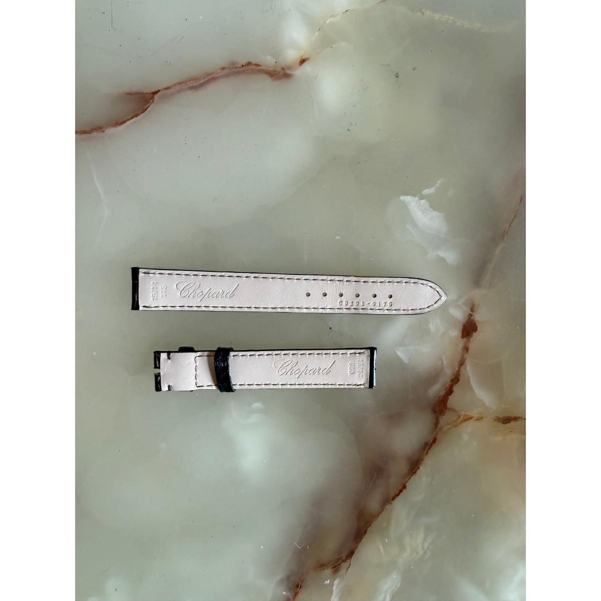 Authentic Chopard Blue Alligator Watch Strap Band 15mm C0201-0176