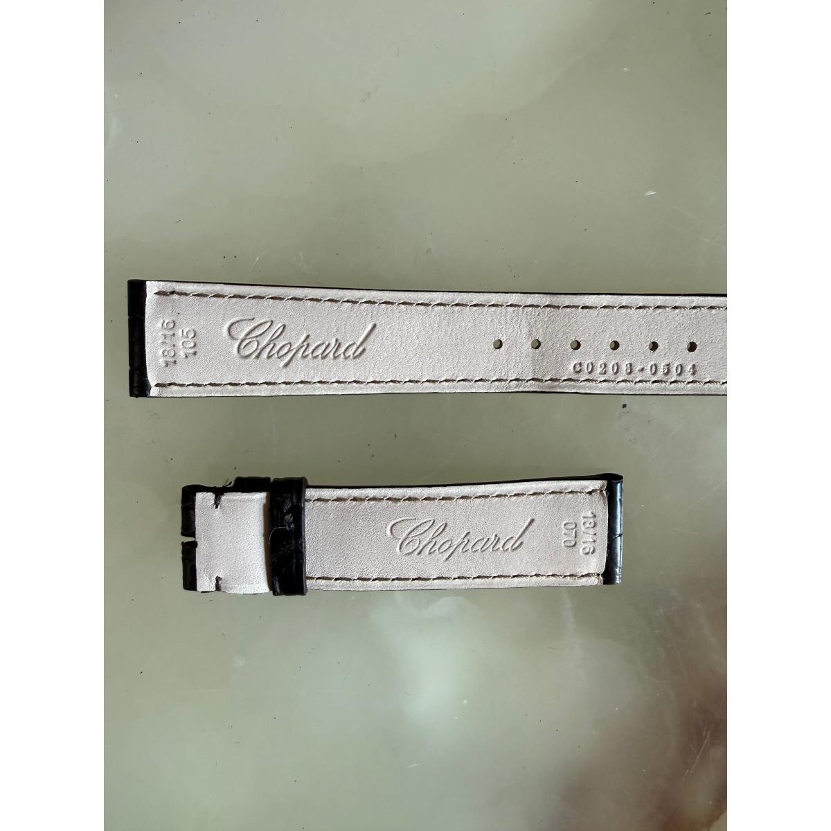 Authentic Chopard Brown Alligator Watch Strap Band 18mm C0206-0504