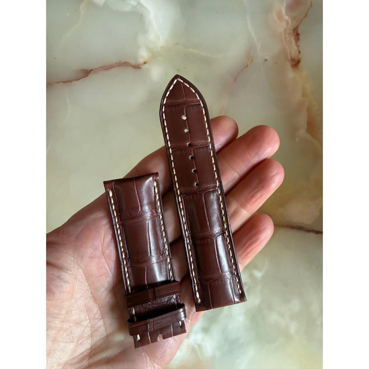 Authentic Chopard Brown Alligator Watch Strap Band 23mm C0208-0315