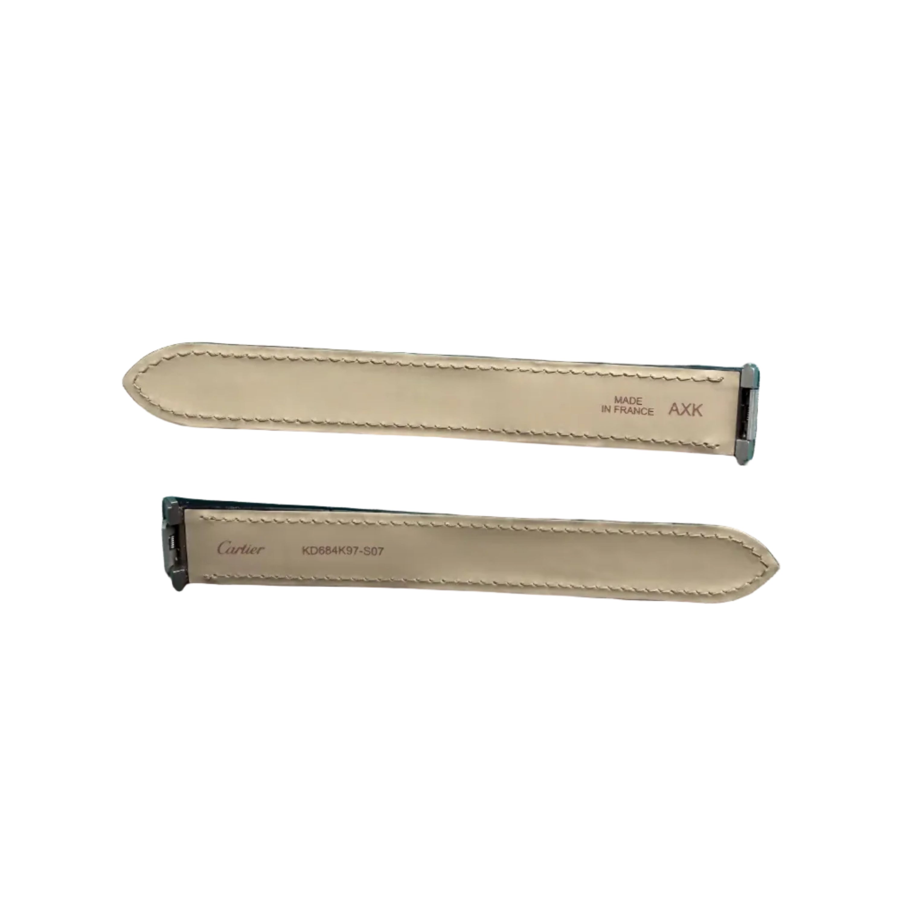 Authentic Cartier Black Alligator Quick Release Watch Strap Band 18.75mm KD654K97-S07