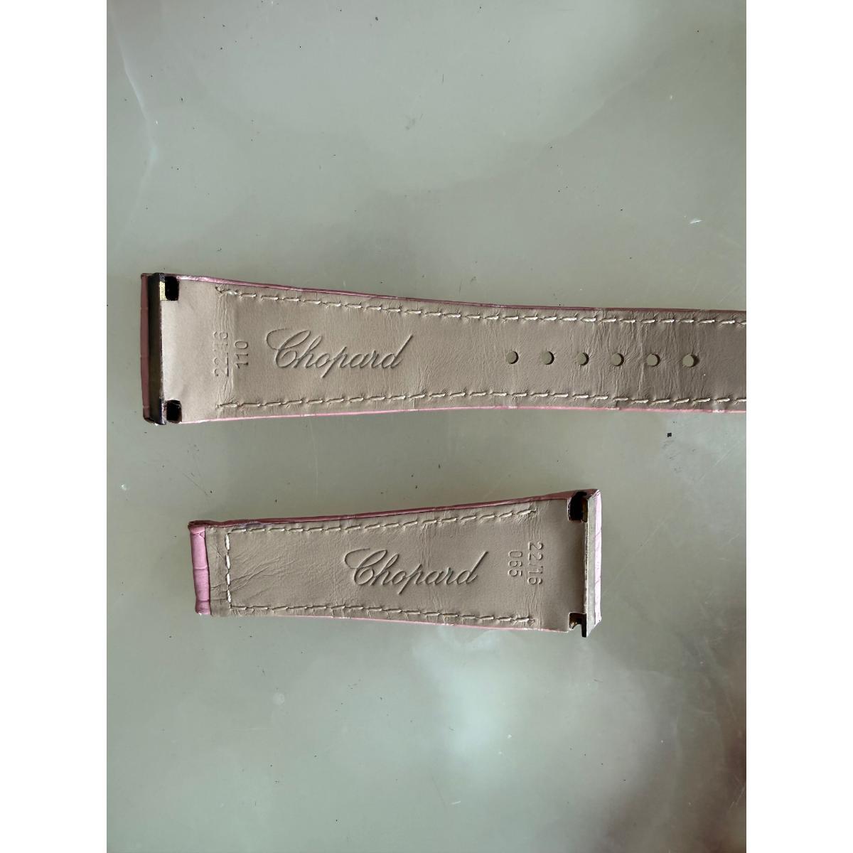 Authentic Chopard Pink Alligator Watch Strap Band 22mm