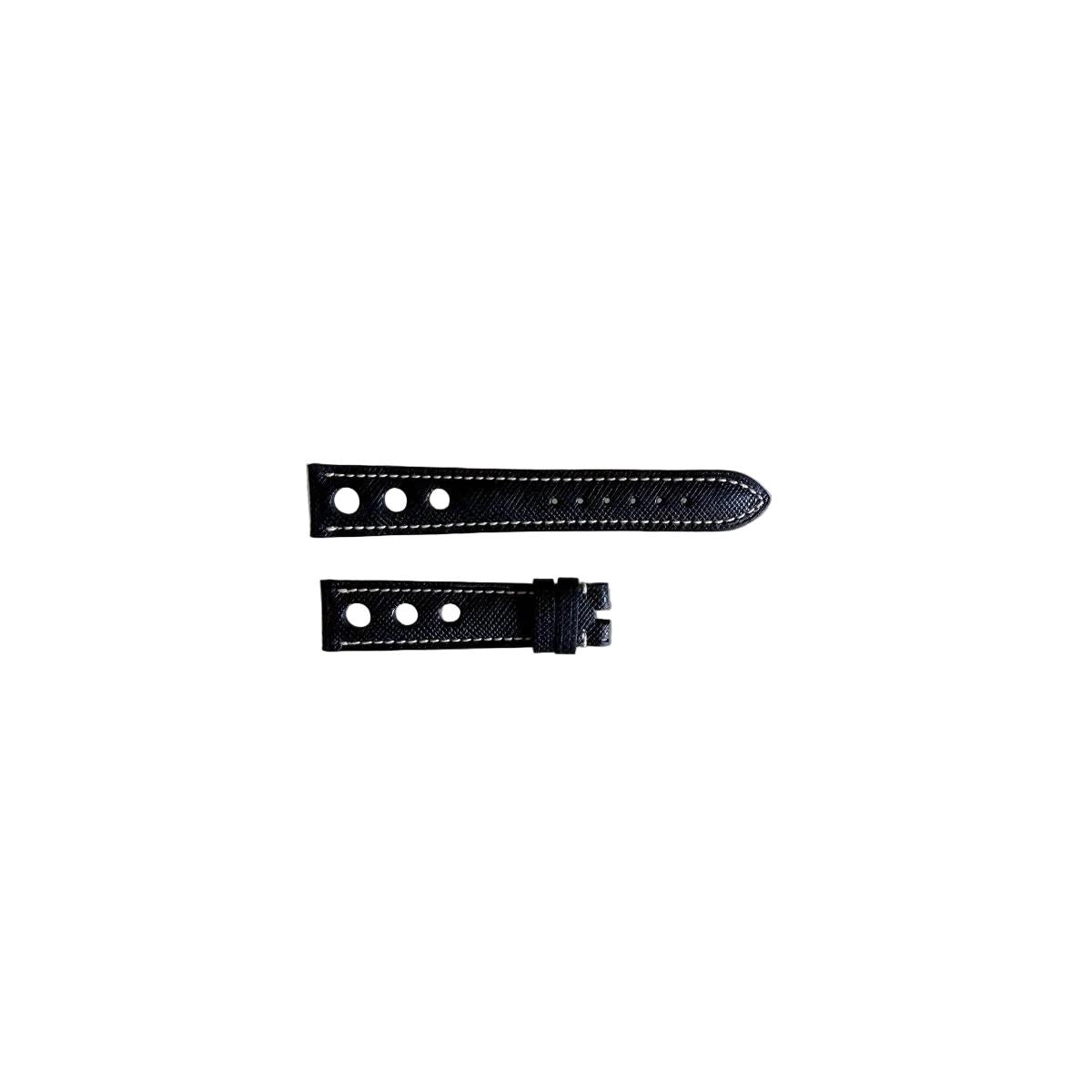 Authentic Chopard Black Leather Watch Strap Band 16mm