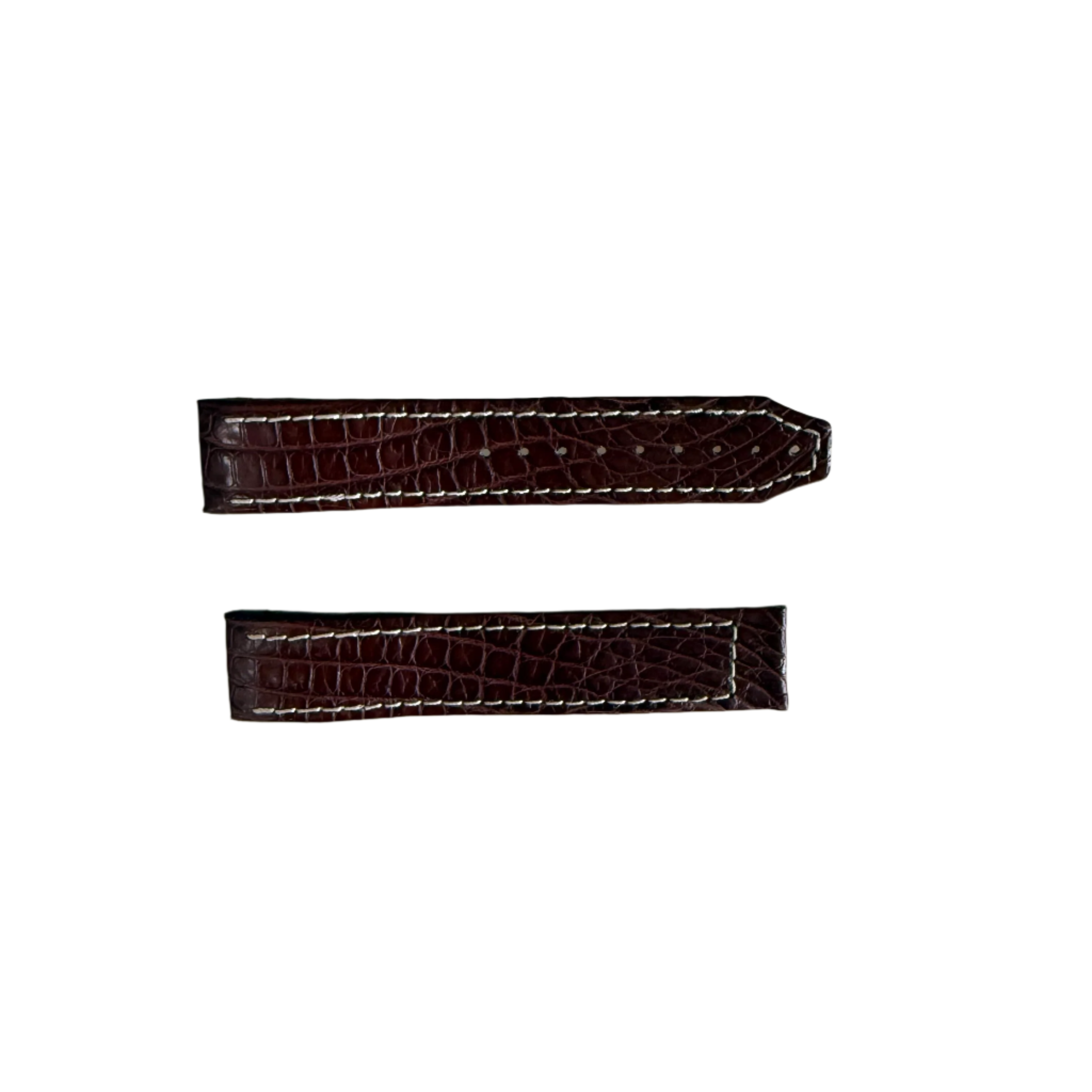 Authentic Maurice Lacroix Brown Crocodile Watch Strap Band 21mm 550-000079