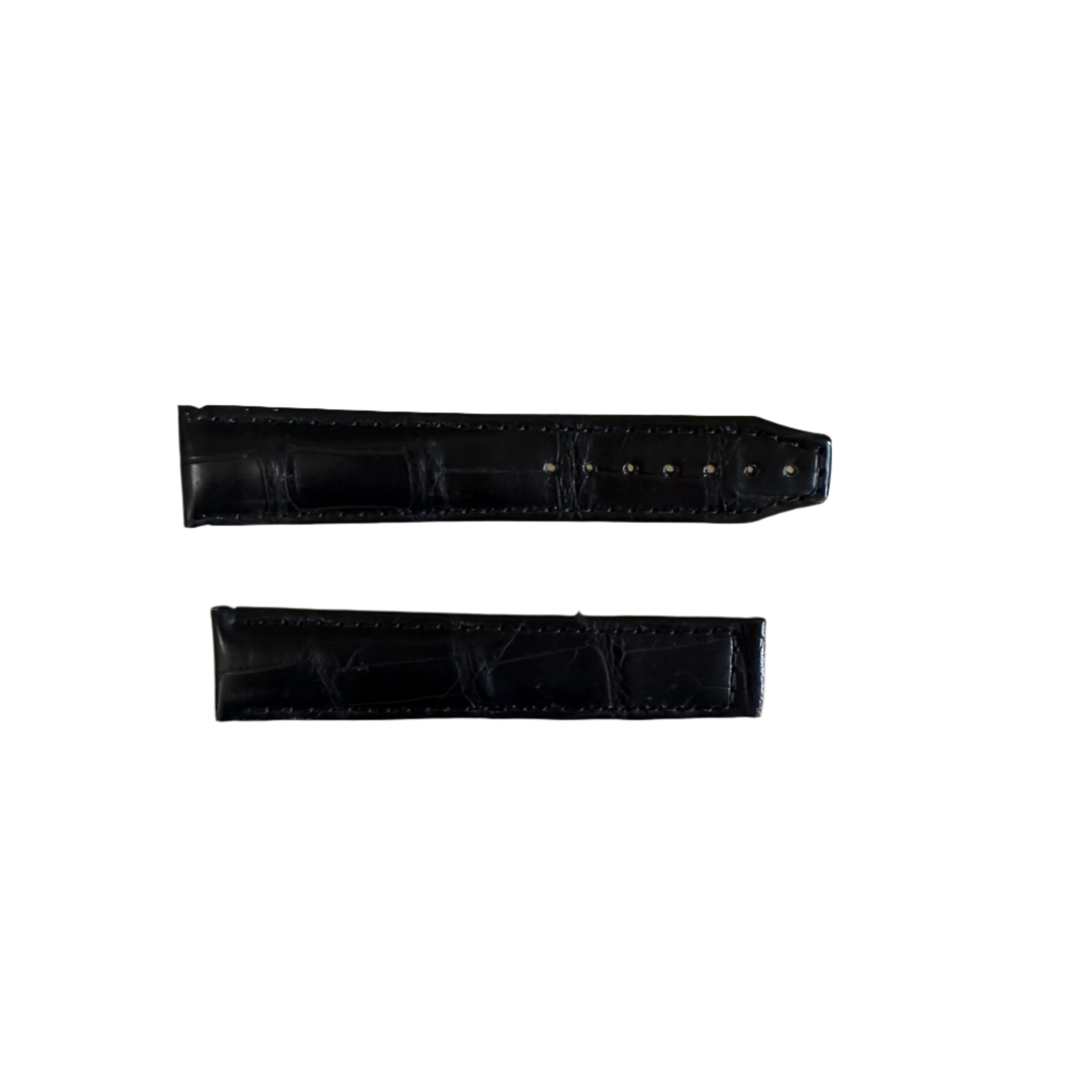 Authentic Maurice Lacroix Black Crocodile Watch Strap Band 20mm 550-000064