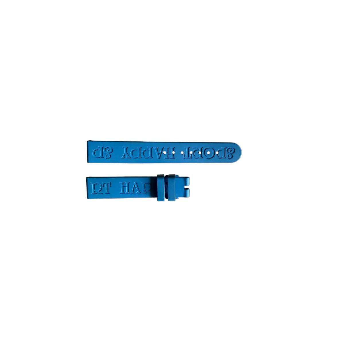 Authentic Chopard Happy Sport Blue Rubber Watch Strap Band 15mm