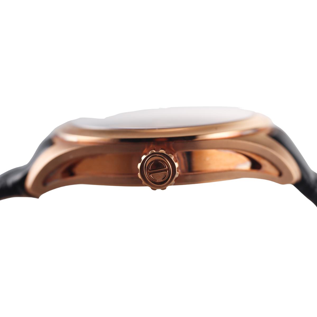 Davidoff Velocity Automatic Gold Tone Steel Black Dial Watch 21133/059