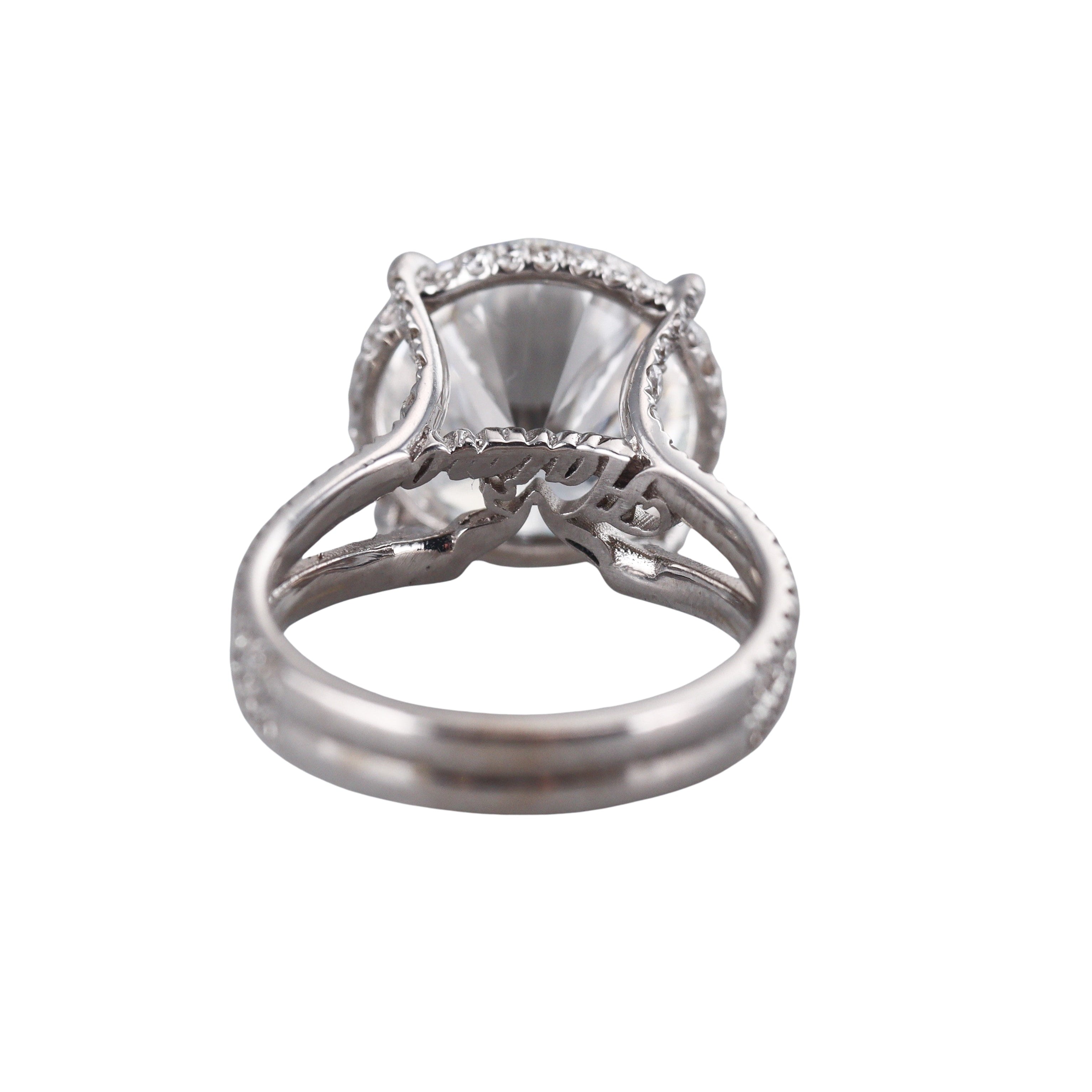 14k Solid Gold IGI Lab Grown 10.04ctw Diamond Engagement Ring
