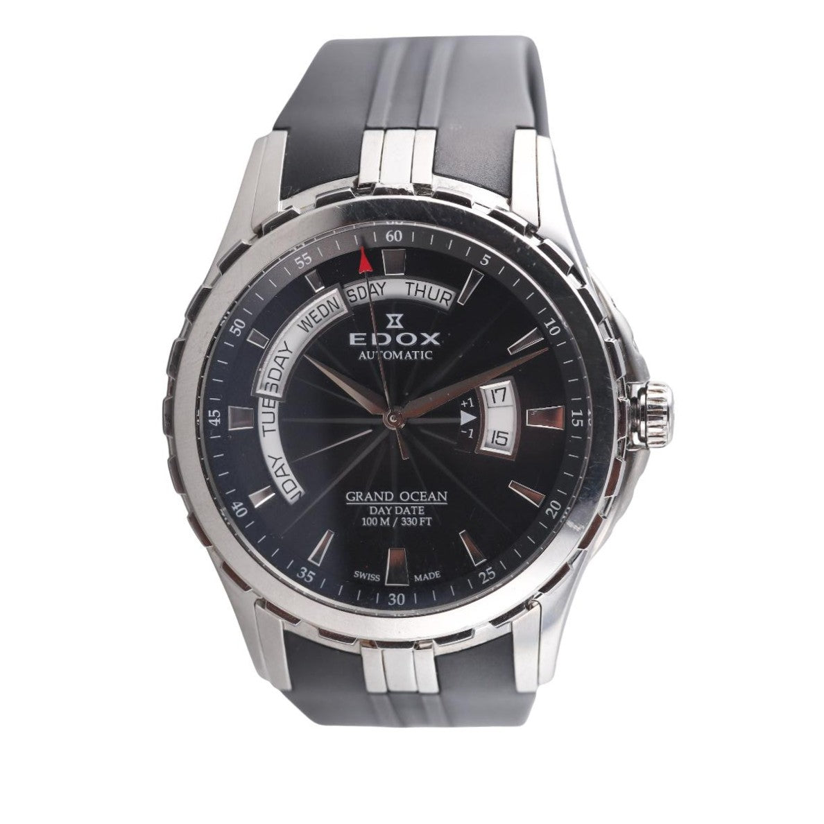 Edox Grand Ocean Day Date Automatic Men's Watch 83006 Retail $2750