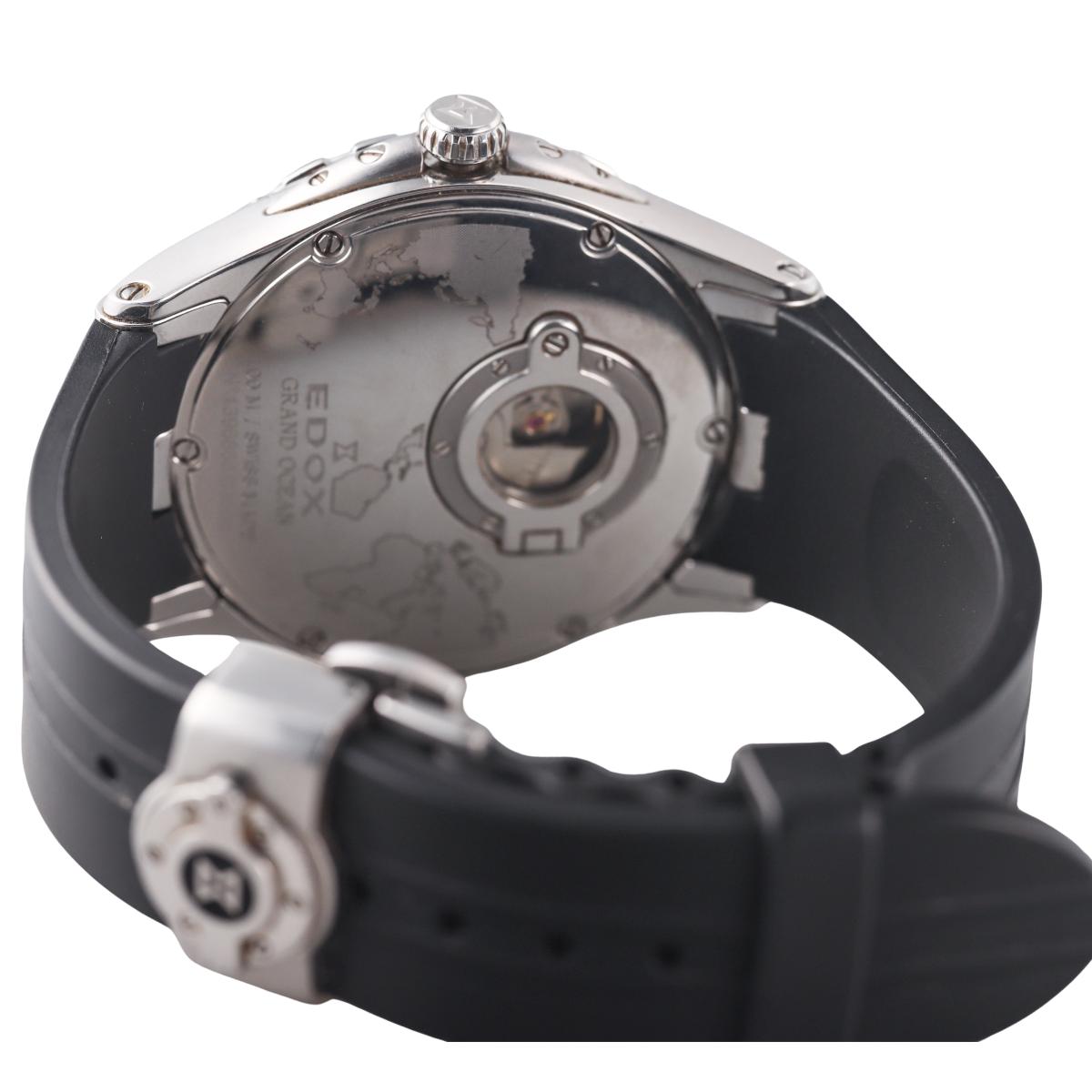Edox Grand Ocean Day Date Automatic Men's Watch 83006 Retail $2750