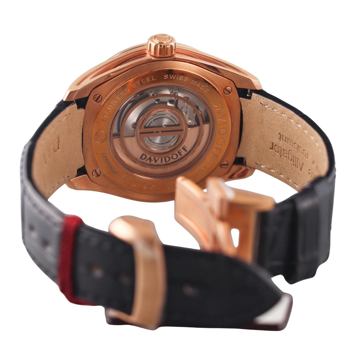 Davidoff Velocity Moonphase Day Date Automatic Watch 21141/047
