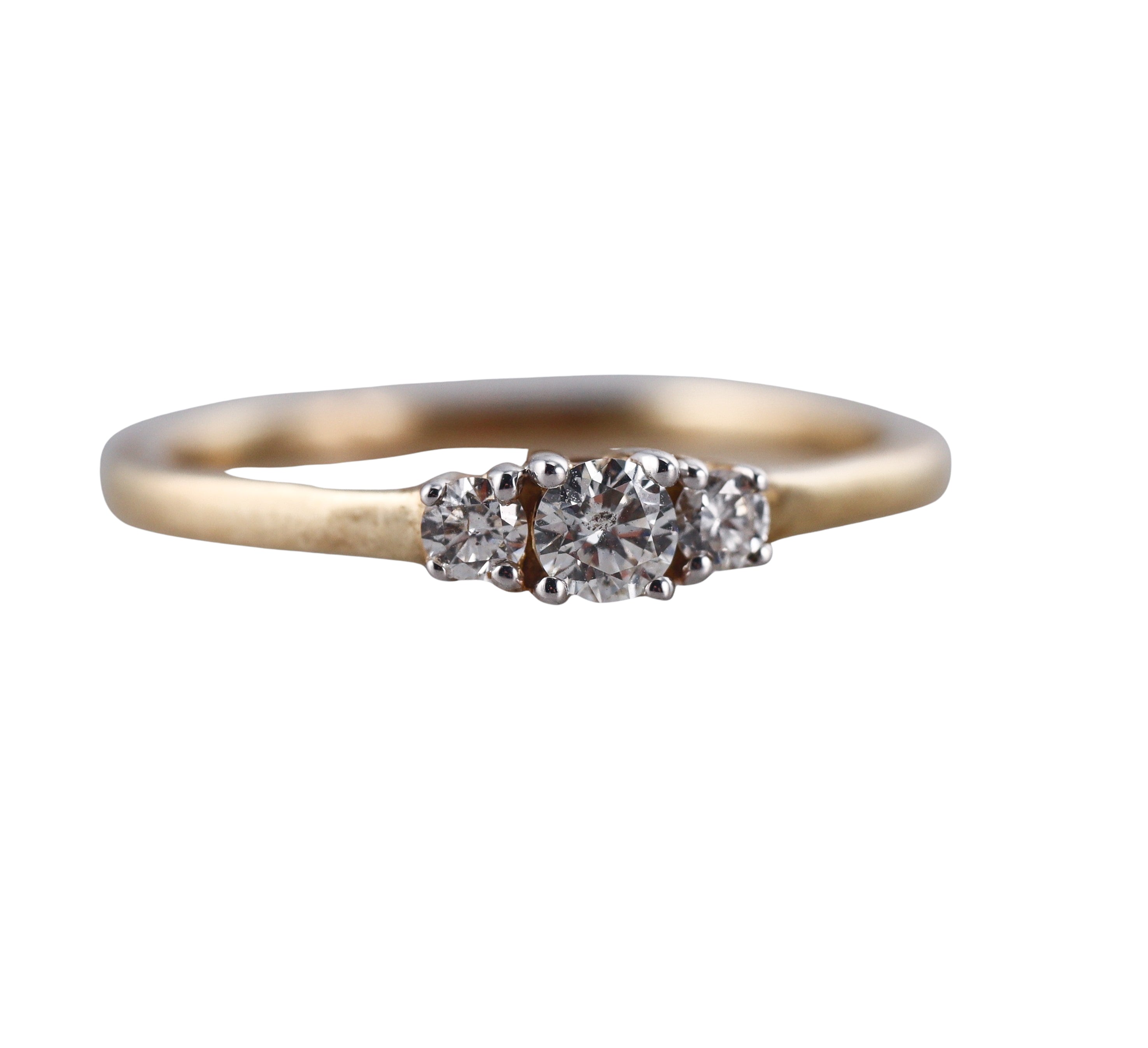 Kallati Yellow Gold Diamond Engagement Ring