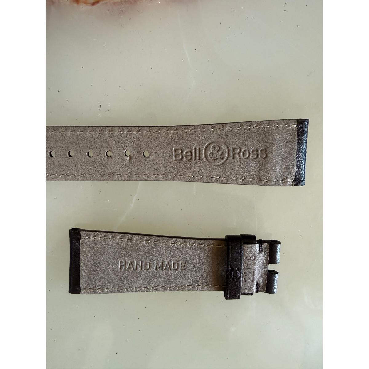 Authentic Bell & Ross Brown Leather Watch Strap Band 22mm