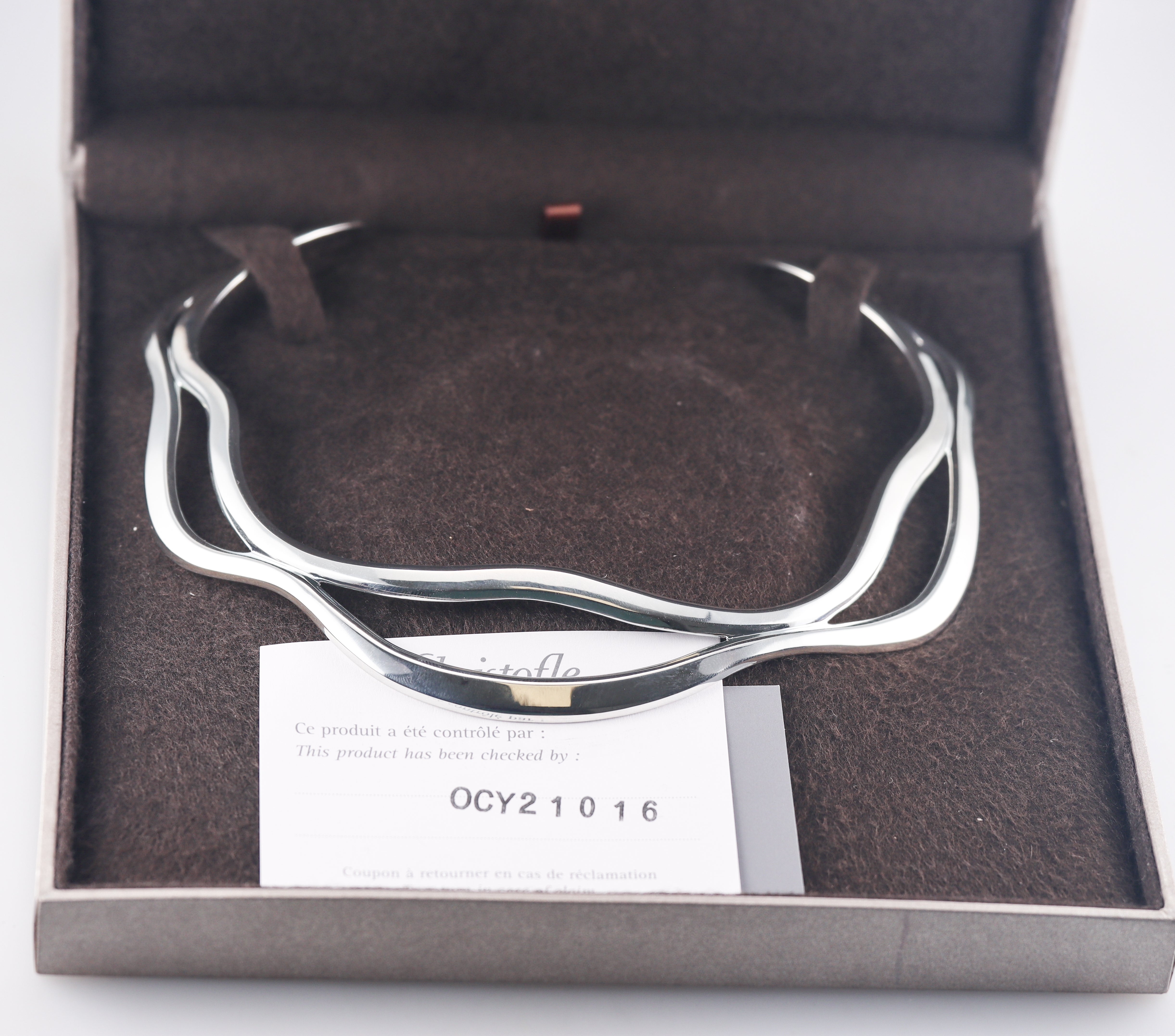NOS Christofle Sterling Silver Necklace