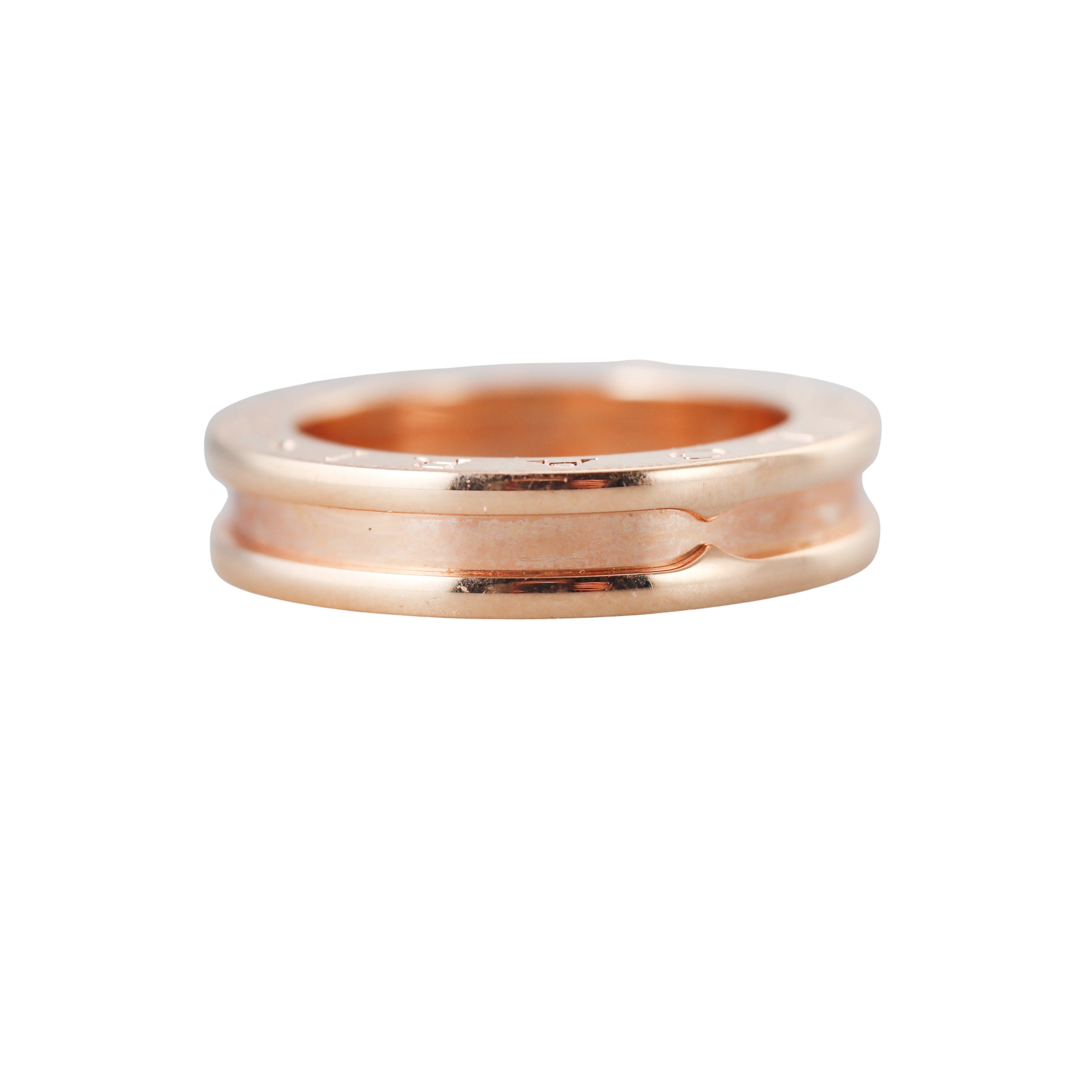 Bvlgari Bulgari B.Zero1 18k Rose Gold Band Ring