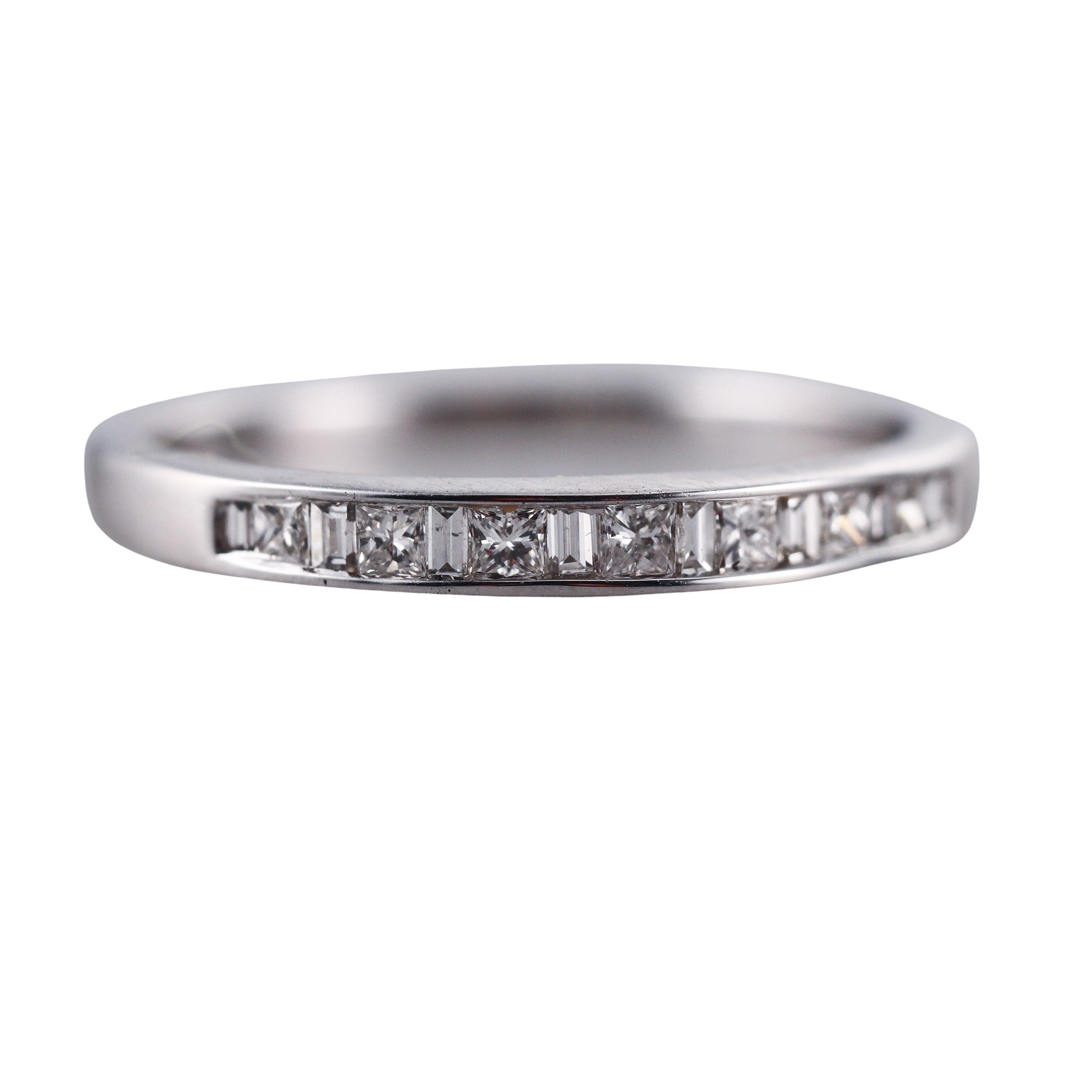 Kallati White Gold Diamond Wedding Band Ring