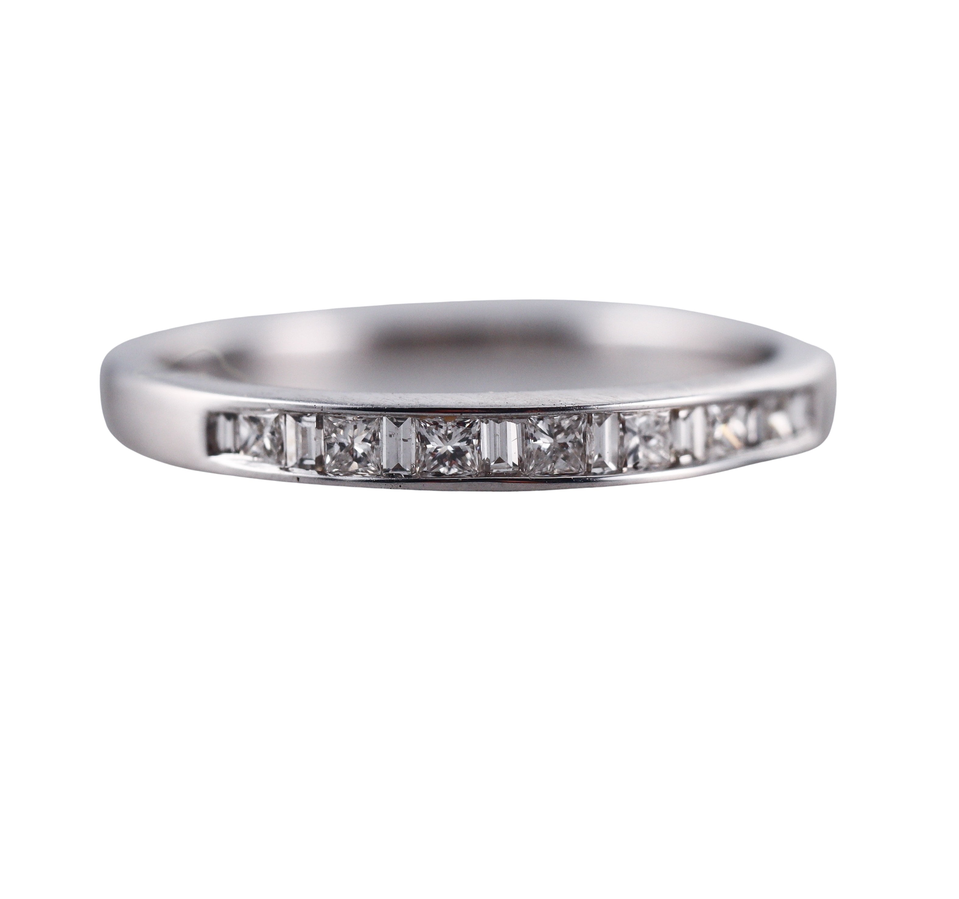Kallati White Gold Diamond Wedding Band Ring