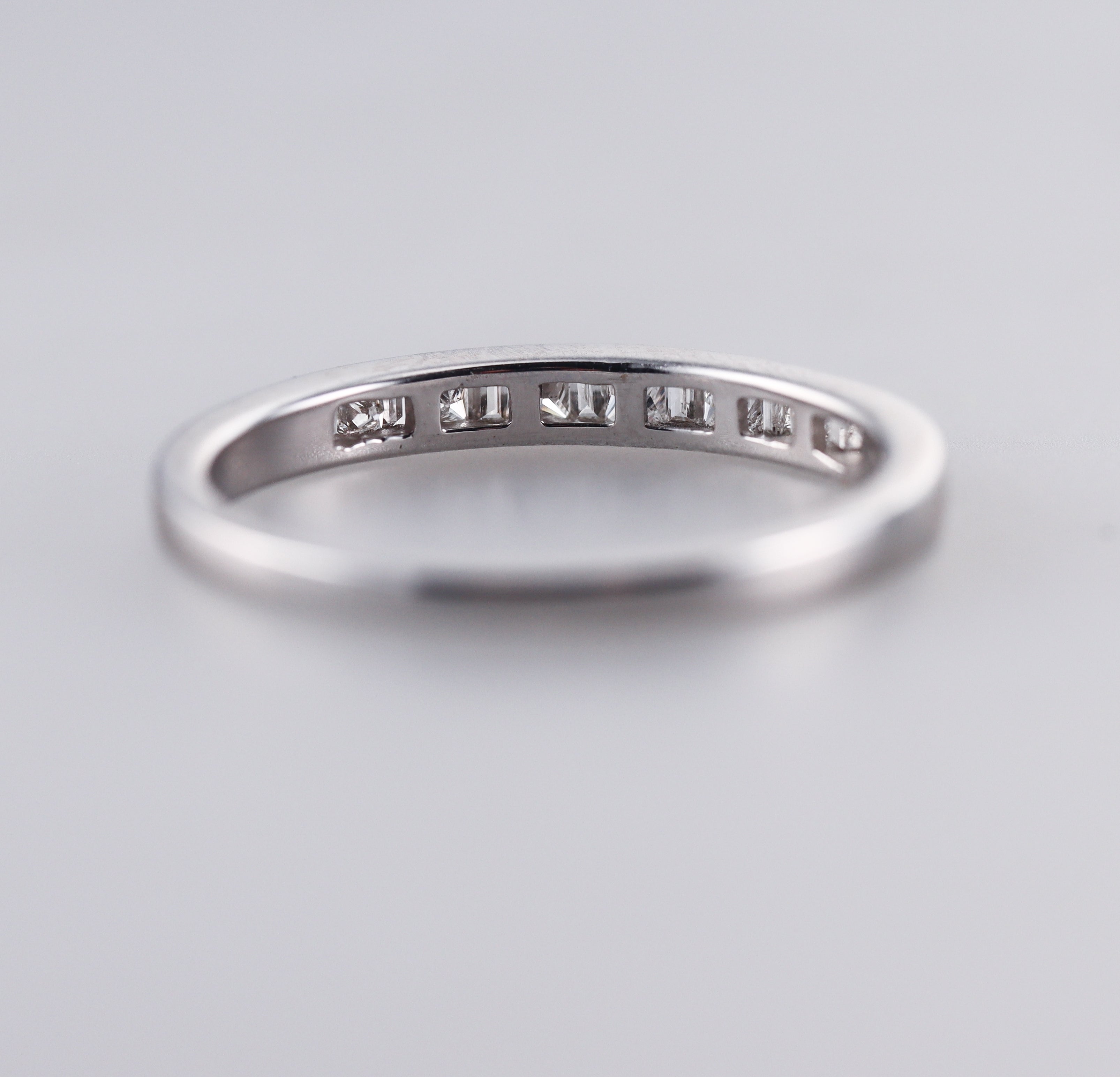 Kallati White Gold Diamond Wedding Band Ring