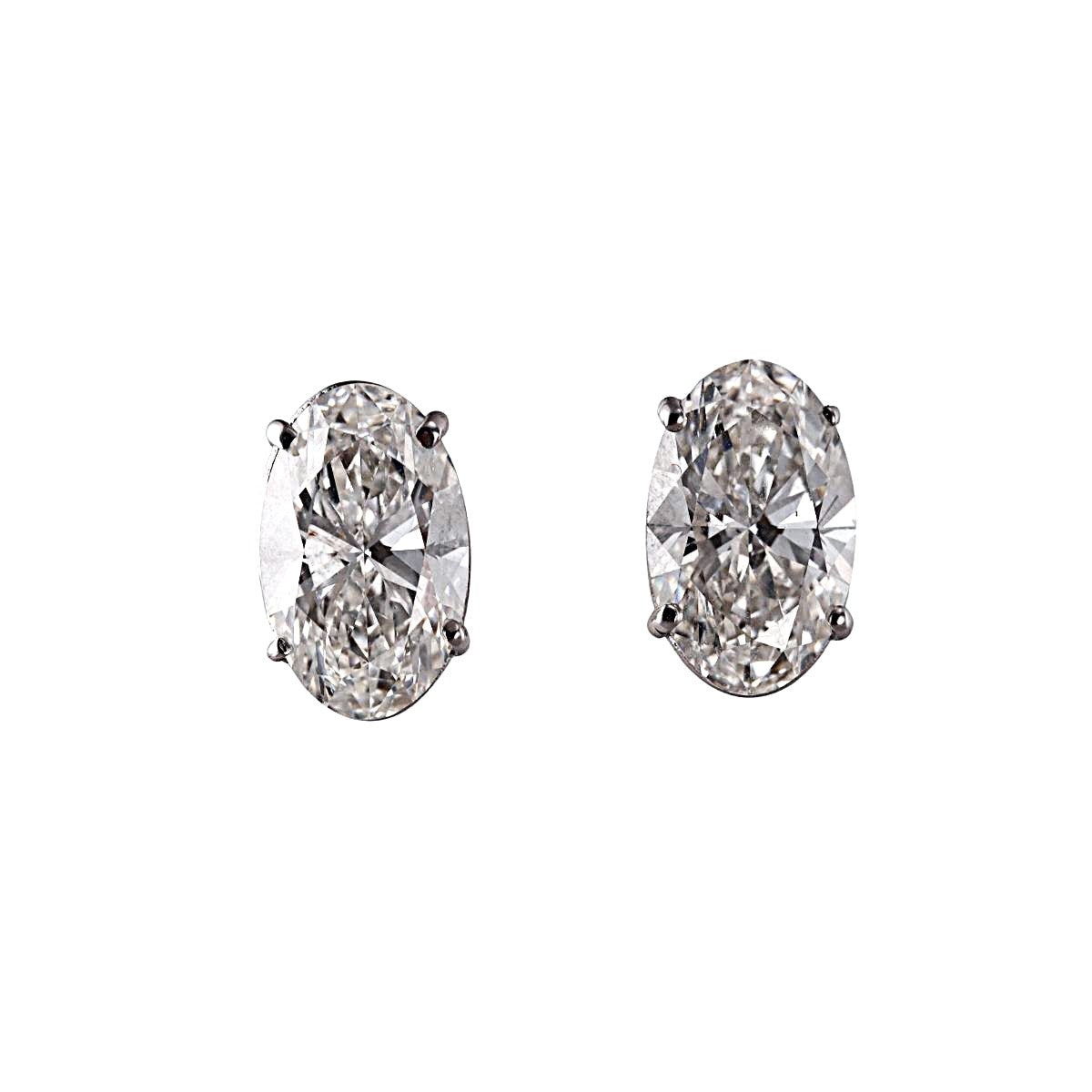 14k Solid Gold Lab Grown 11.16ctw F /VS2 Diamond Stud Earrings