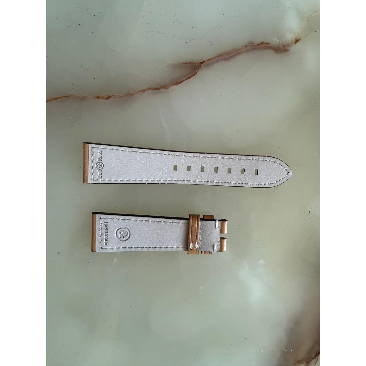 Authentic Bell & Ross Brown Leather Watch Strap Band 22mm