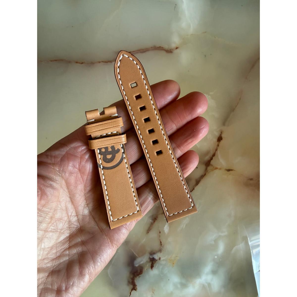 Authentic Bell & Ross Brown Leather Watch Strap Band 22mm