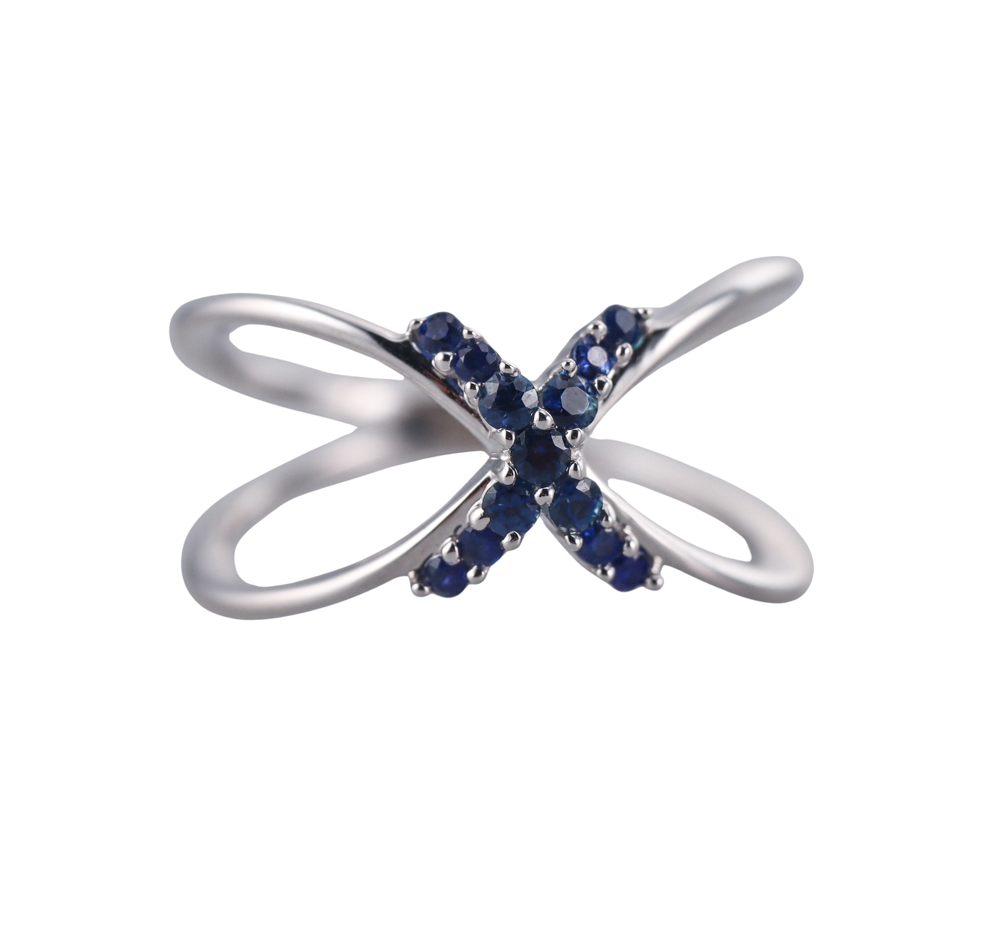 Kallati White Gold Sapphire Ring