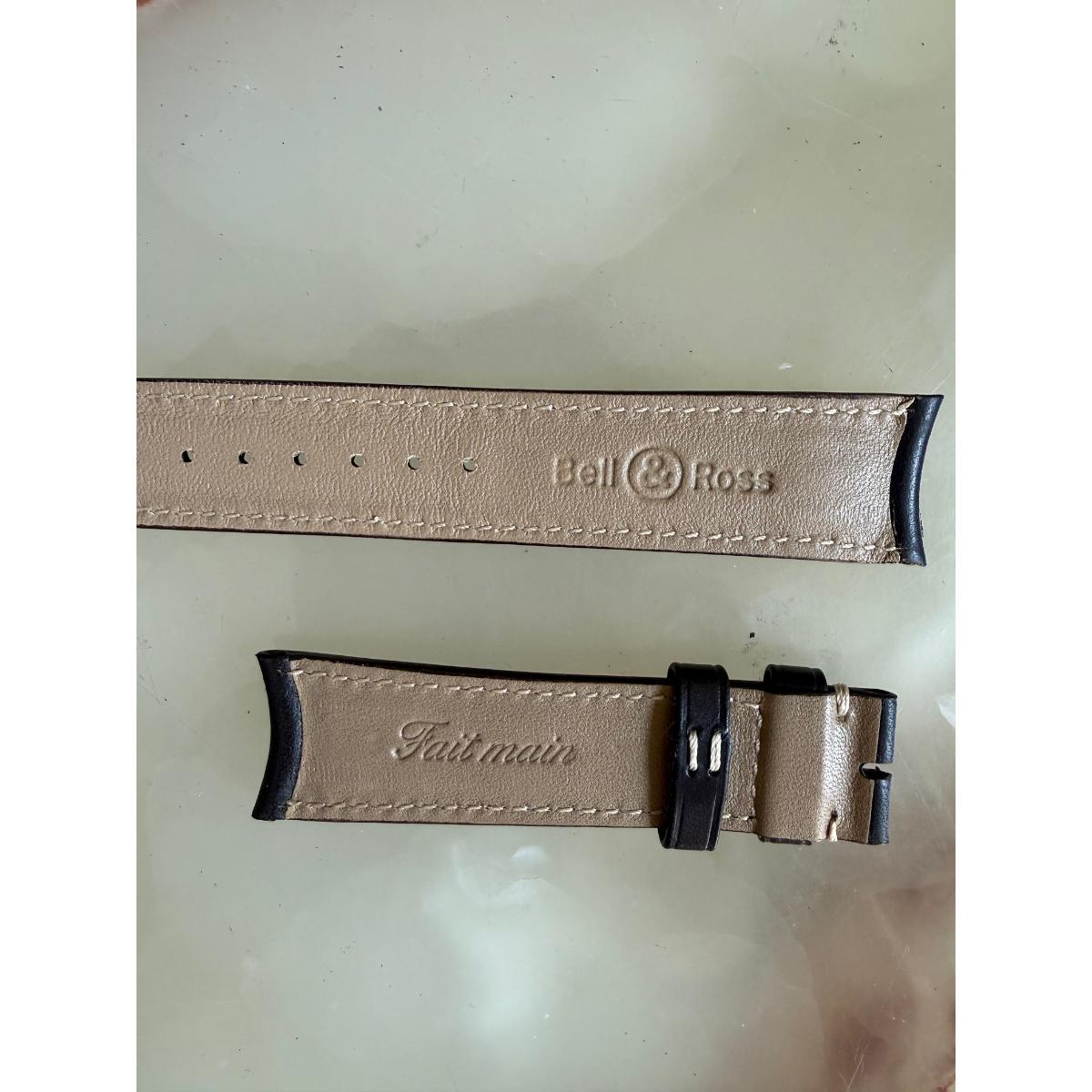 Authentic Bell & Ross Brown Leather Watch Strap Band 20mm