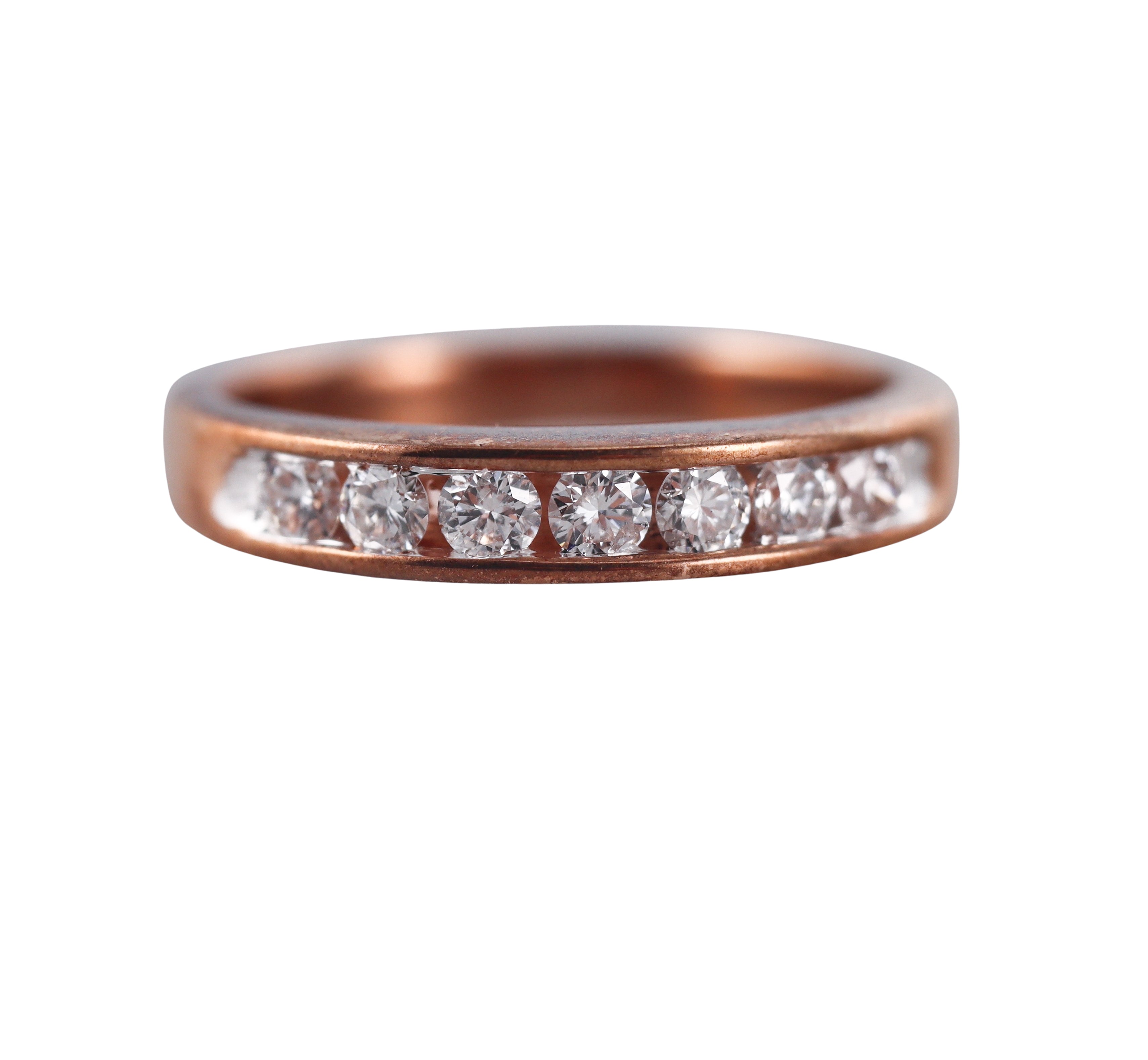 Kallati Rose Gold 0.50ctw Diamond Band Ring