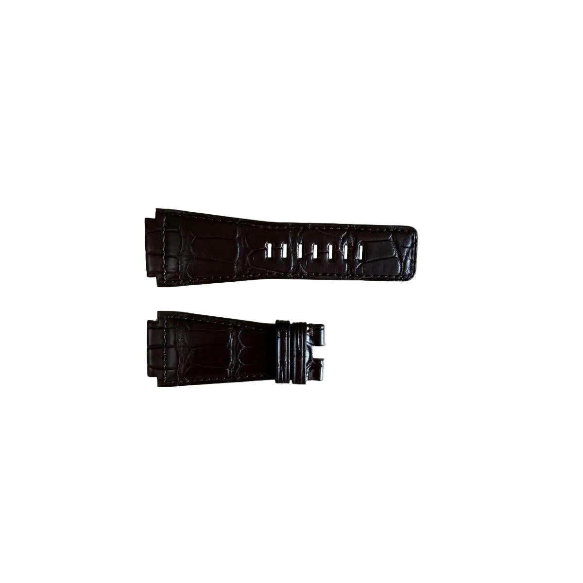 Authentic Bell & Ross Brown Alligator Watch Strap Band 24mm