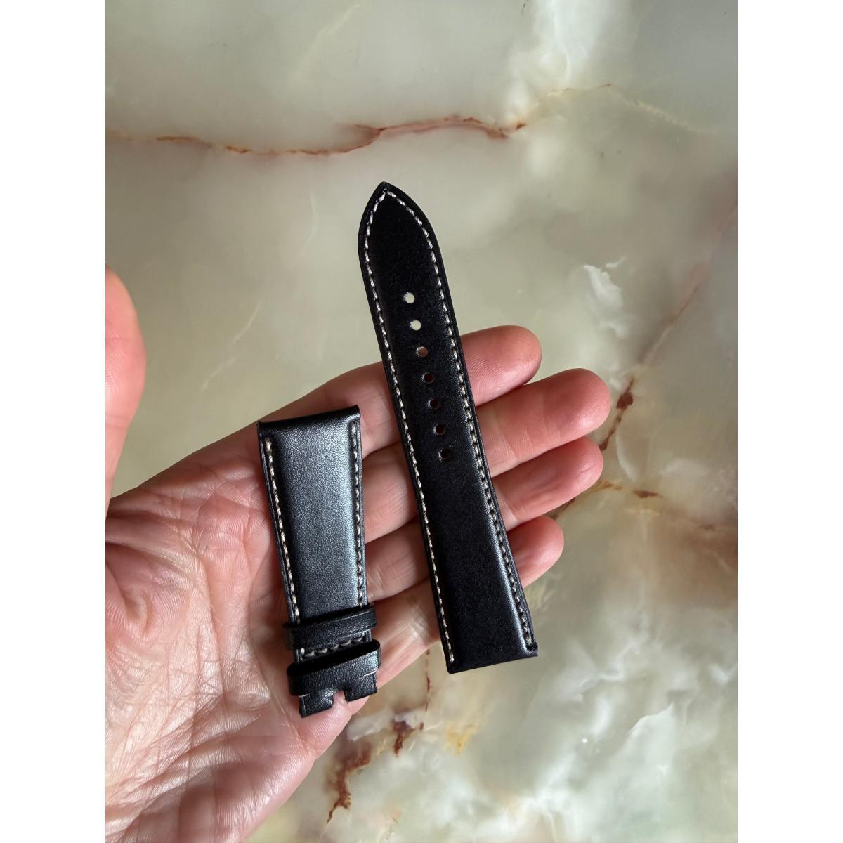 Authentic Bell & Ross Black Leather Watch Strap Band 22mm