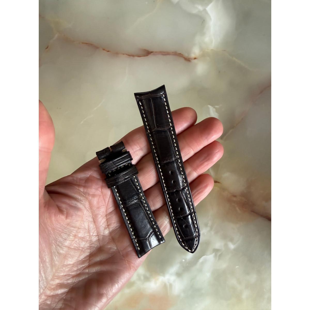 Authentic Bell & Ross Brown Alligator Watch Strap Band 20mm