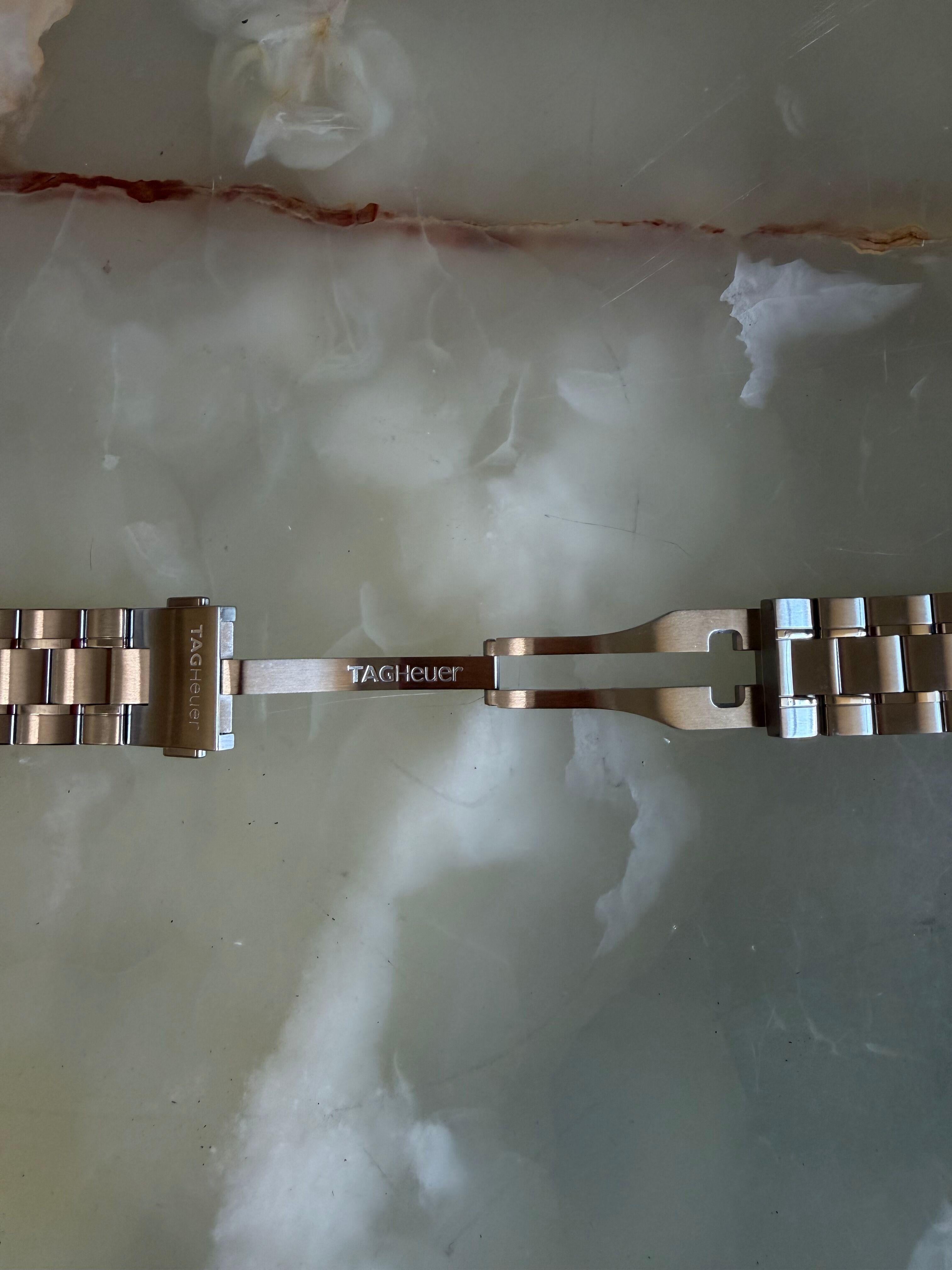 Authentic TAG Heuer Carrera Steel Bracelet 20mm BD0794 FAA043