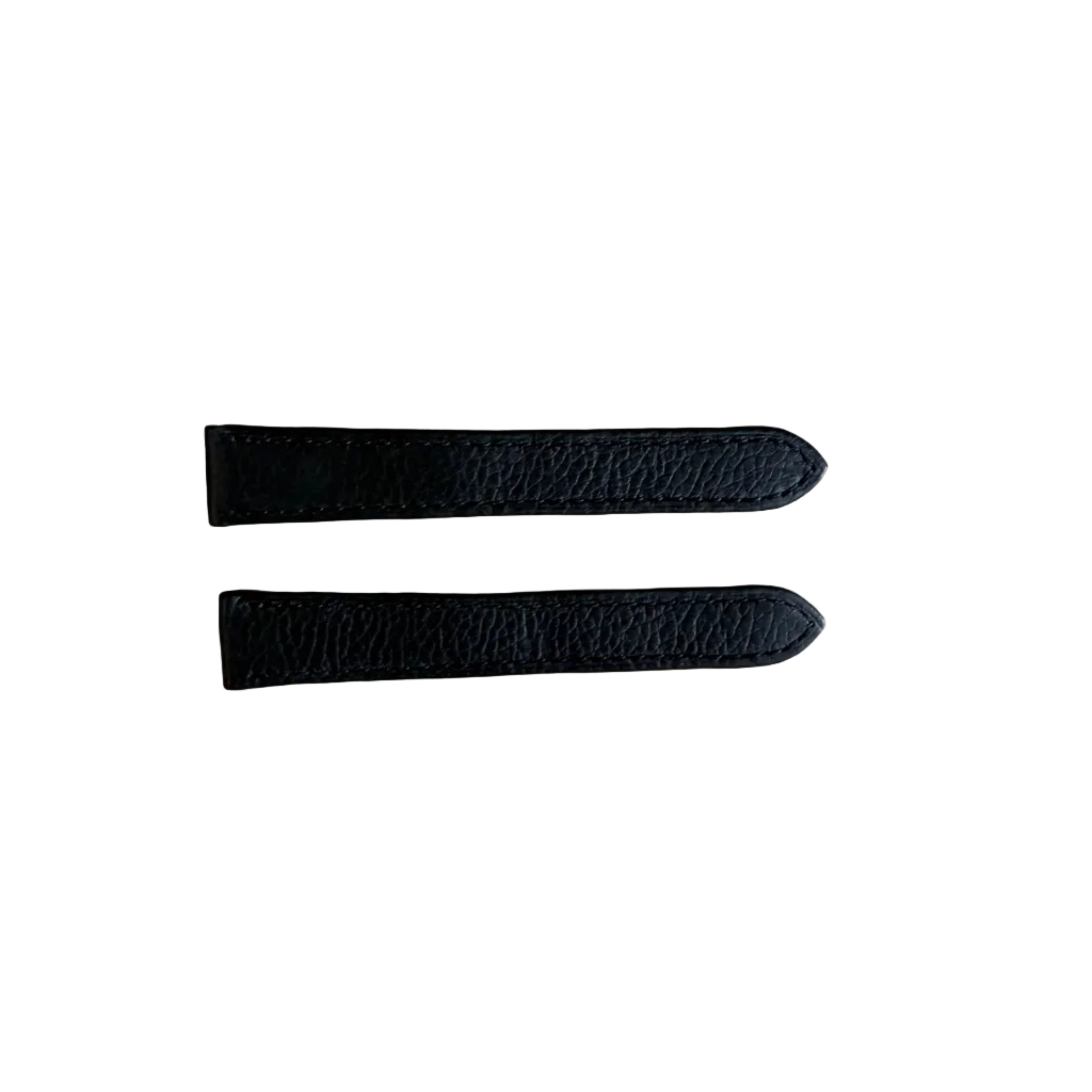 Authentic Cartier Black Calfskin Watch Strap Band 16mm KD02X382-S18
