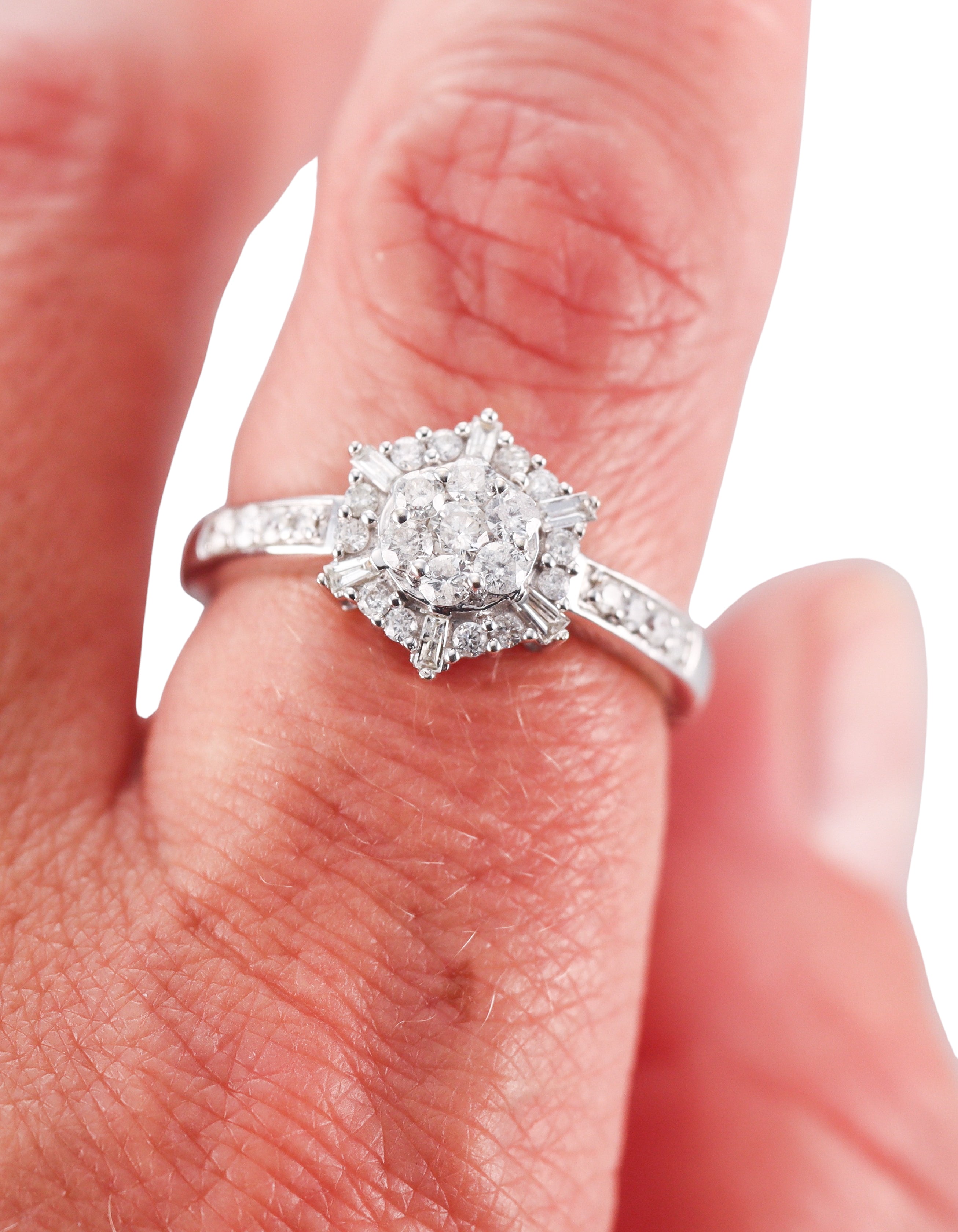 14k Gold Diamond Ring