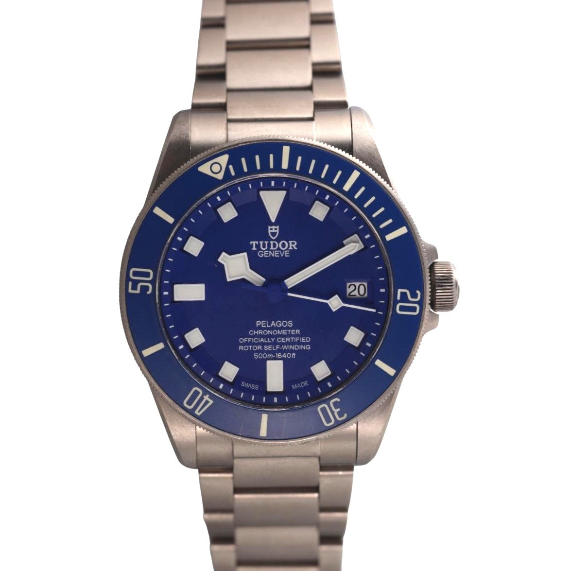 Tudor Pelagos Titanium Blue Automatic Watch 25600TB