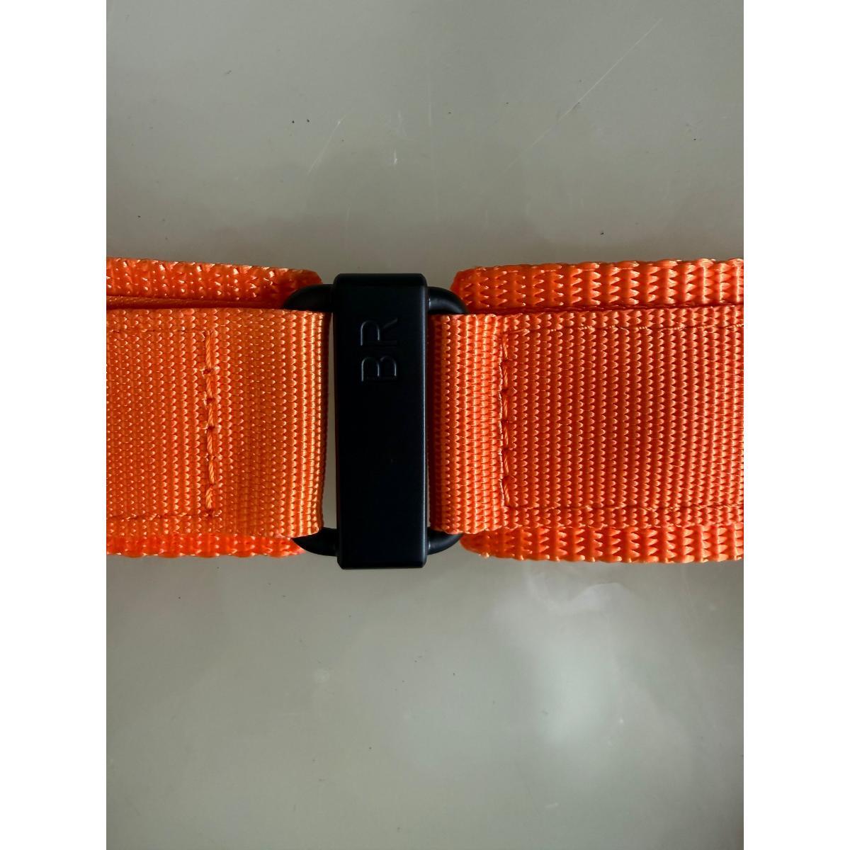 Authentic Bell & Ross Orange Nylon Watch Strap Band 24mm