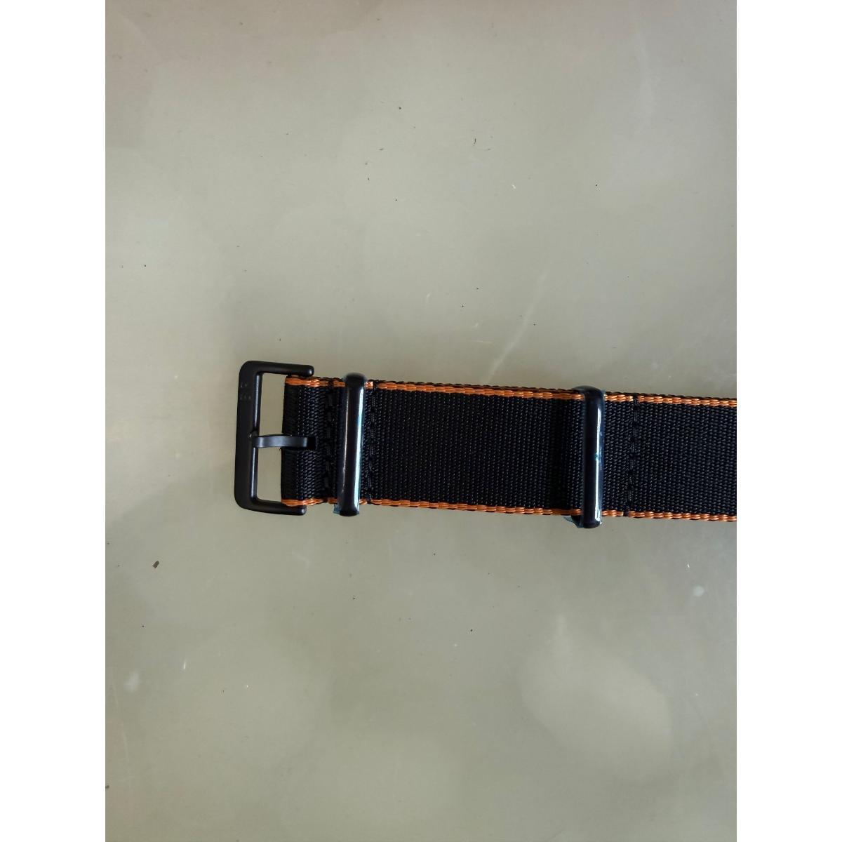 Authentic Bell & Ross Black Nylon Watch Strap Band 22mm