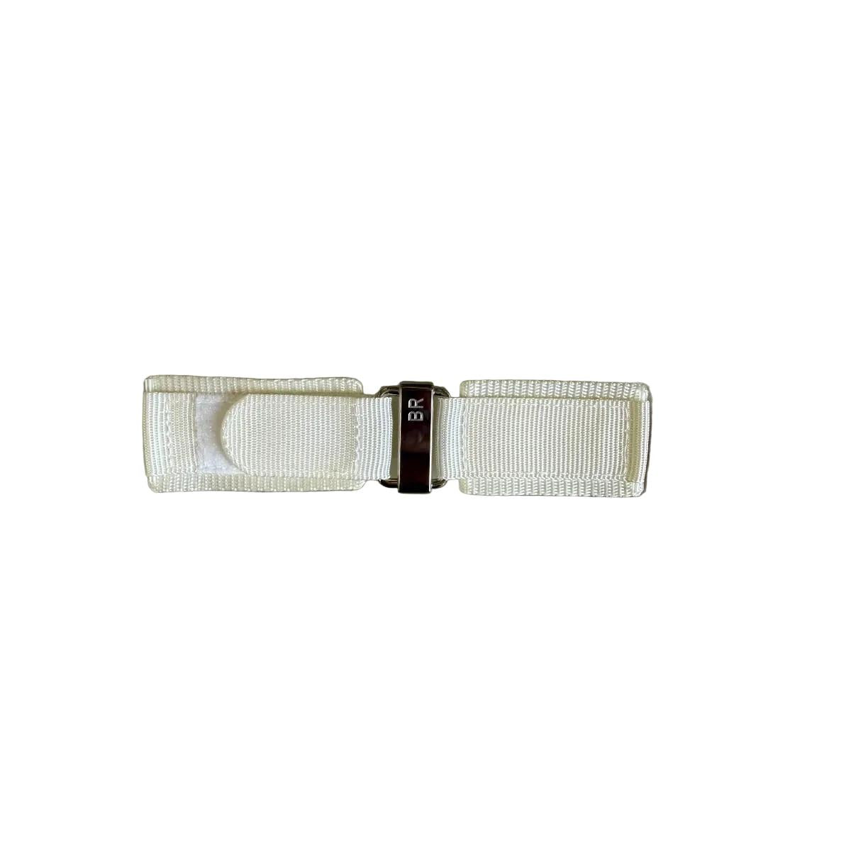 Authentic Bell & Ross White Nylon Velcro Watch Strap Band 24mm