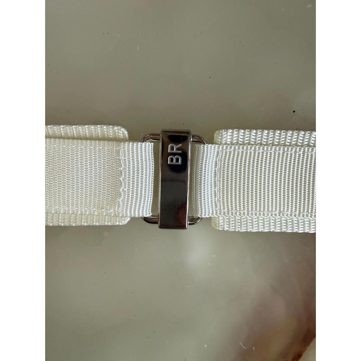 Authentic Bell & Ross White Nylon Velcro Watch Strap Band 24mm