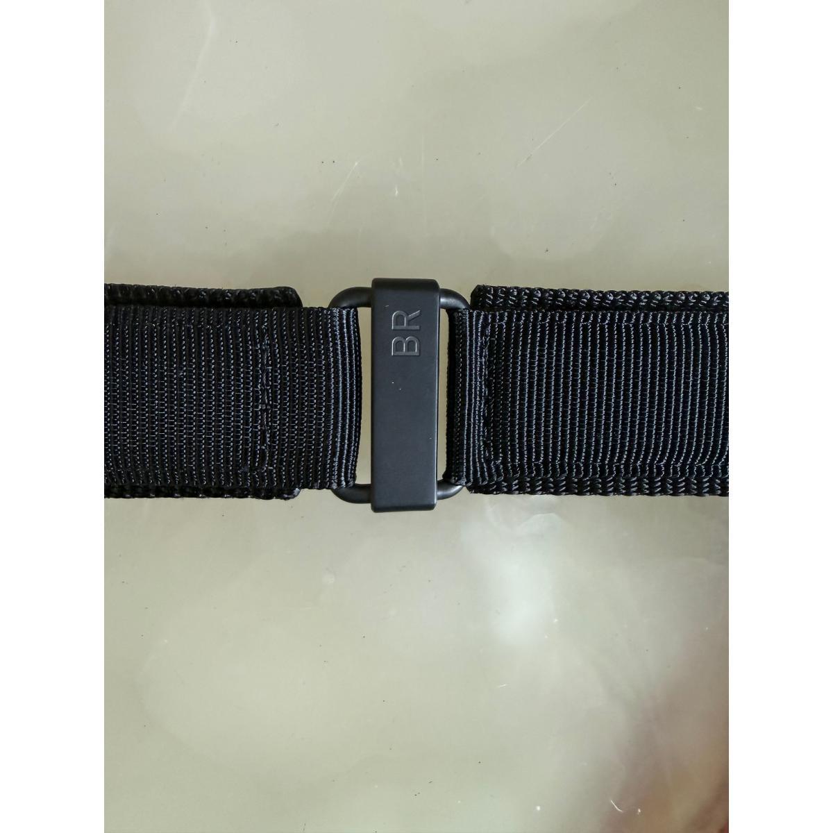 Authentic Bell & Ross Black Nylon Velcro Watch Strap Band 27mm