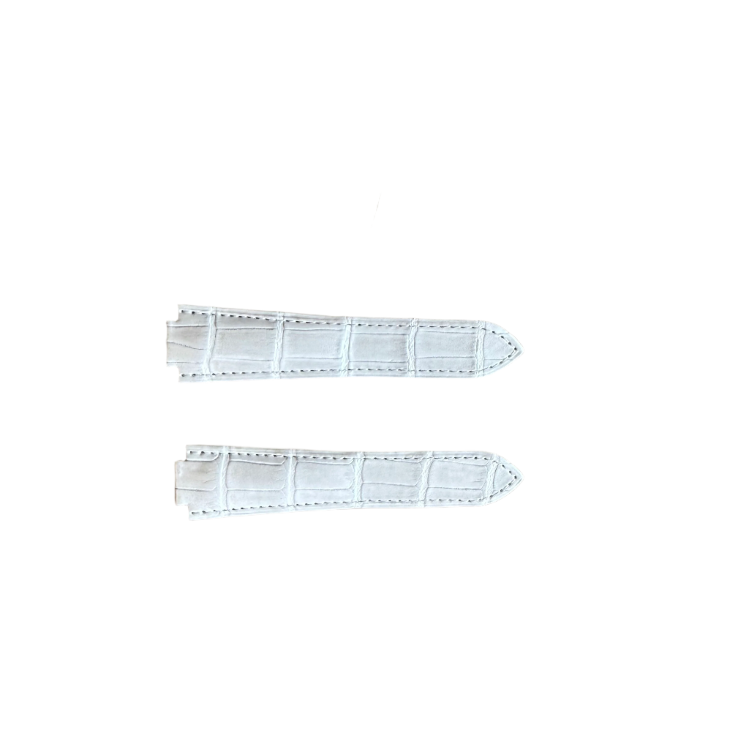 Authentic Cartier Ballon Bleu White Alligator Watch Strap Band 22mm KD2SXS06