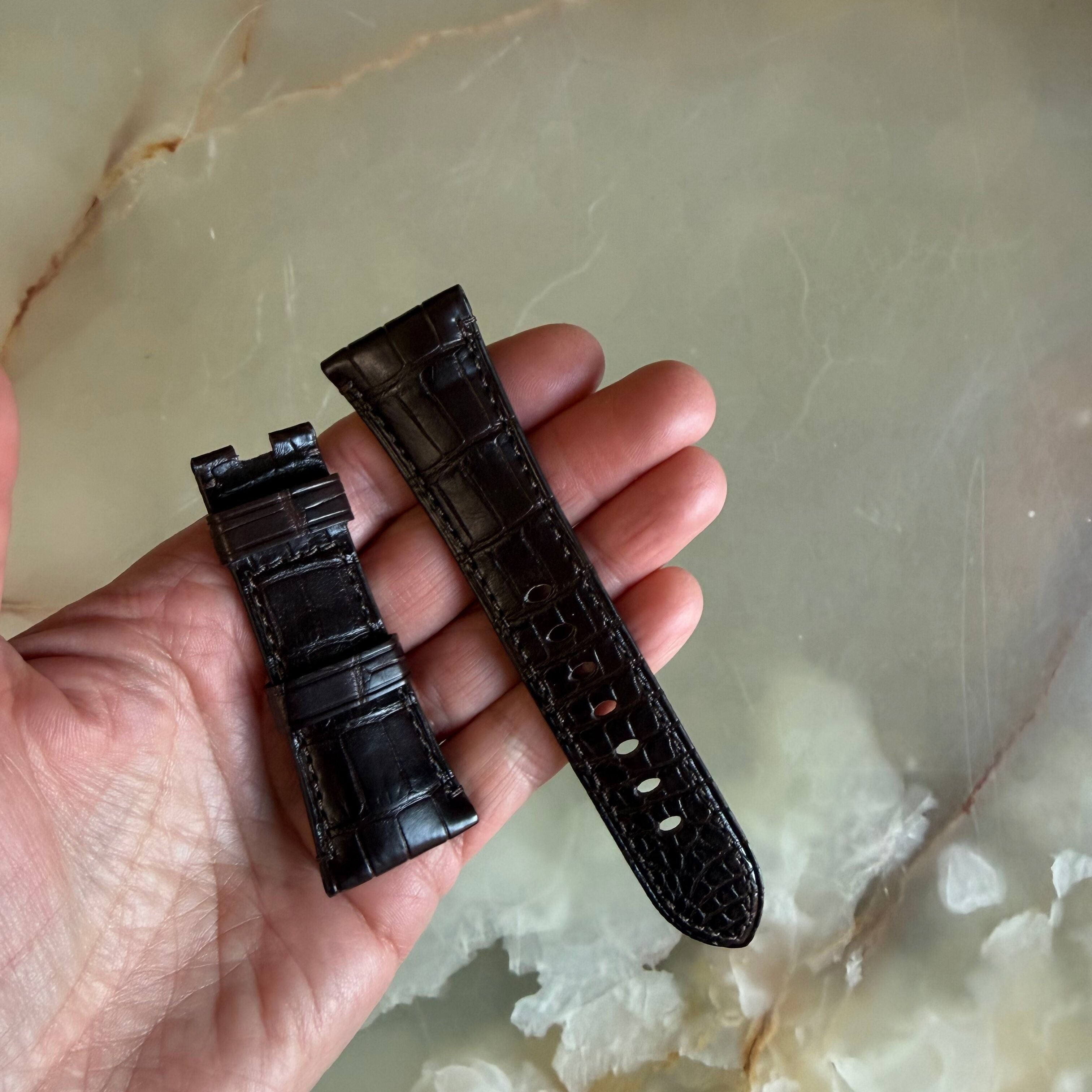 Authentic Panerai Brown Alligator Watch Strap Band 27mm