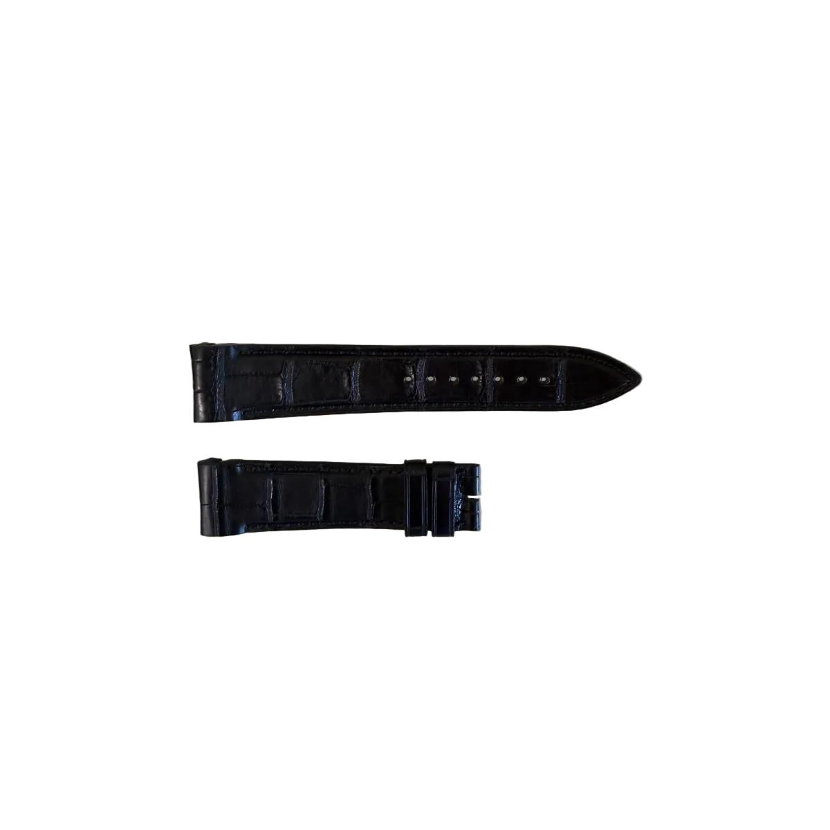 Authentic Ulysse Nardin Alligator Black Watch Strap Band 20mm