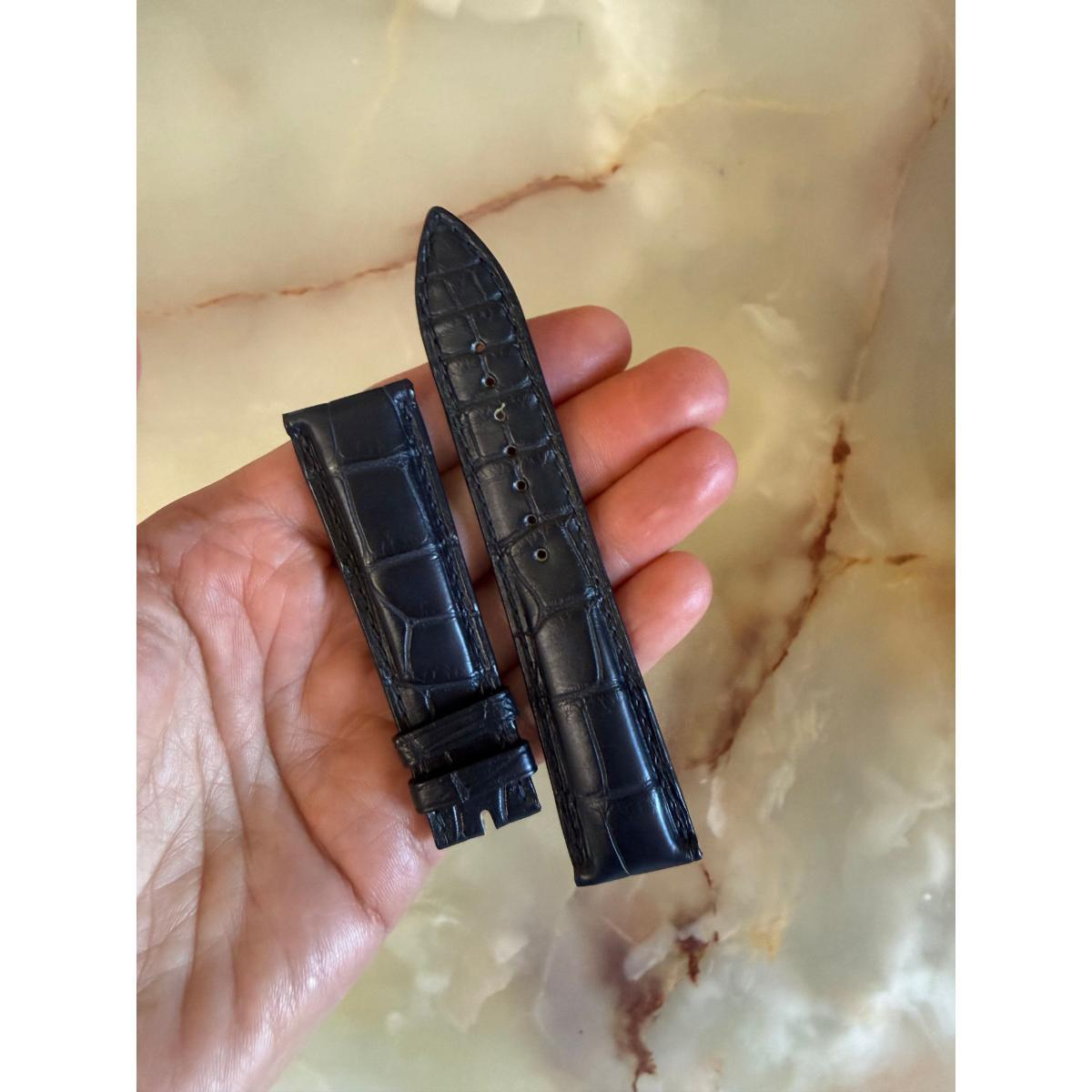 Authentic Ulysse Nardin Alligator Blue Watch Strap Band 21mm