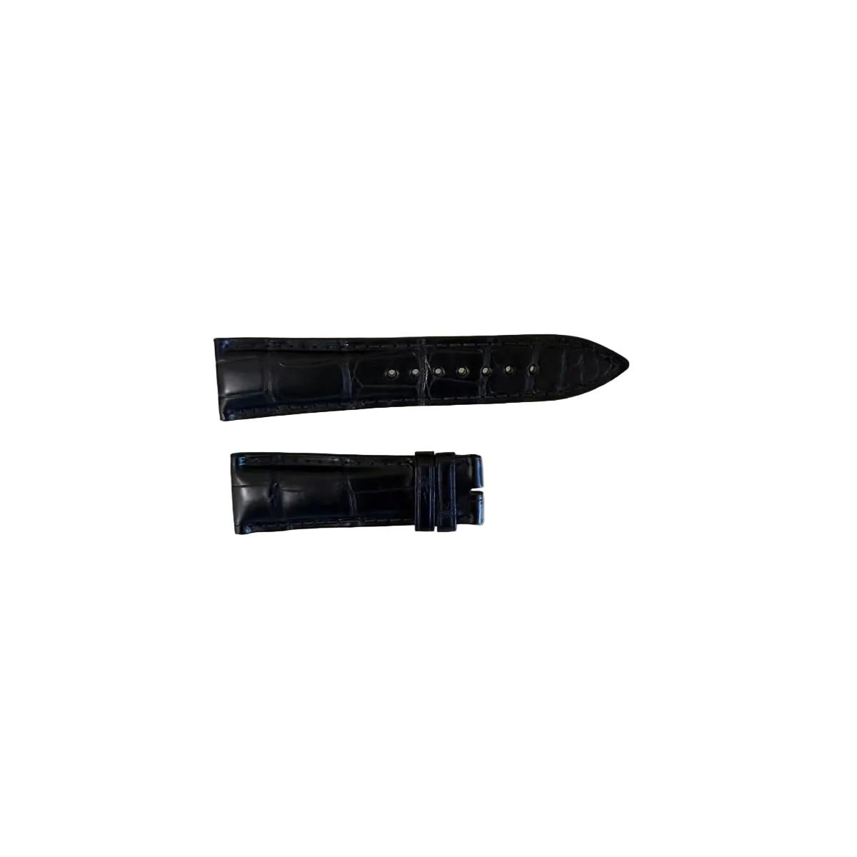 Authentic Ulysse Nardin Alligator Black Watch Strap Band 20mm