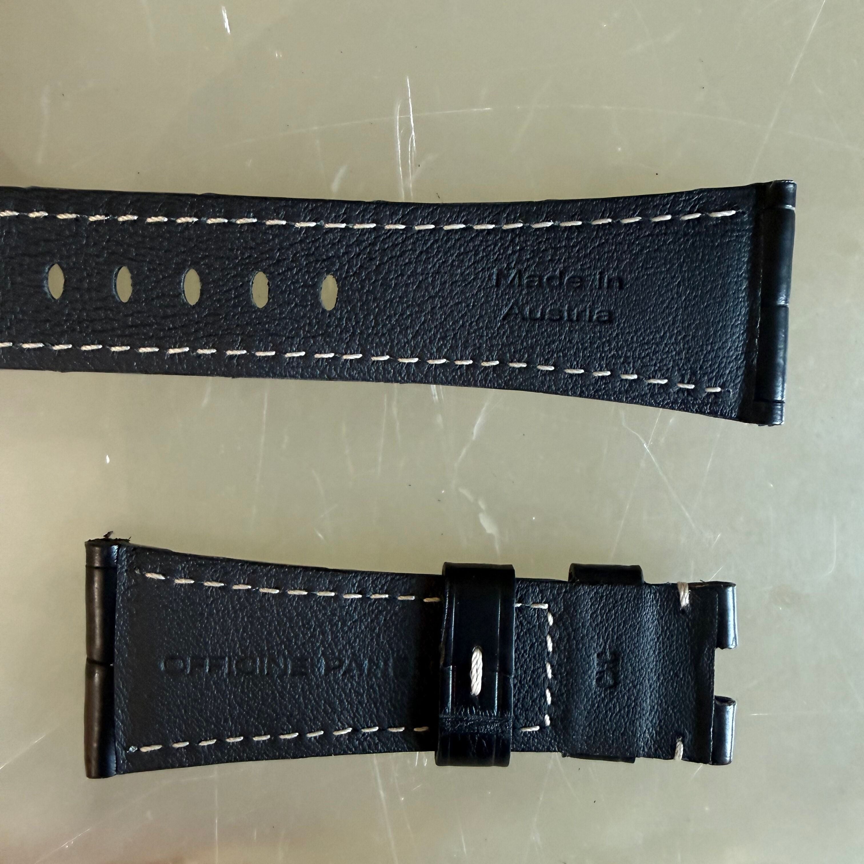 Authentic Panerai Black Alligator Watch Strap Band 26mm