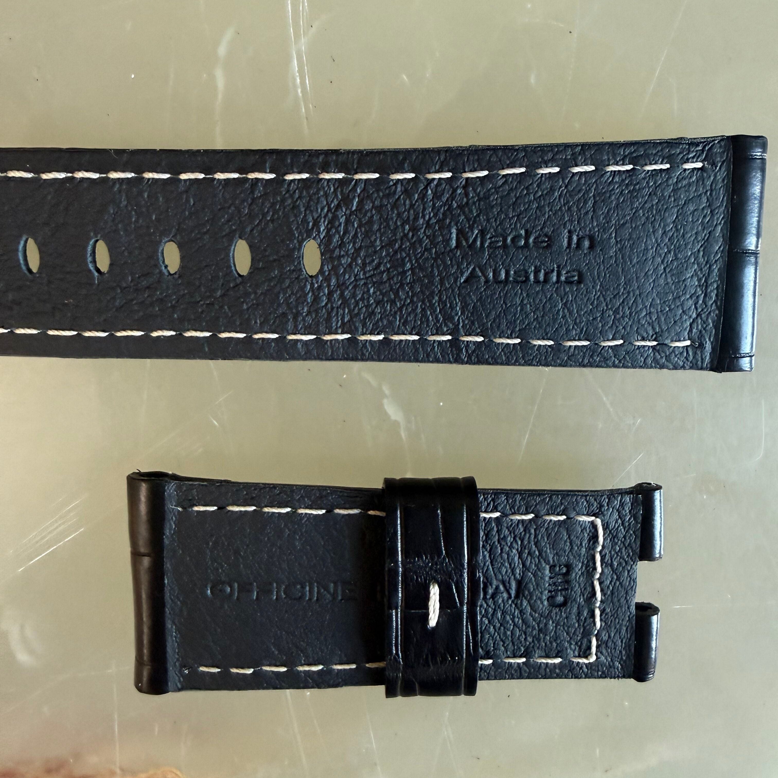Authentic Panerai Black Alligator Watch Strap Band 24mm