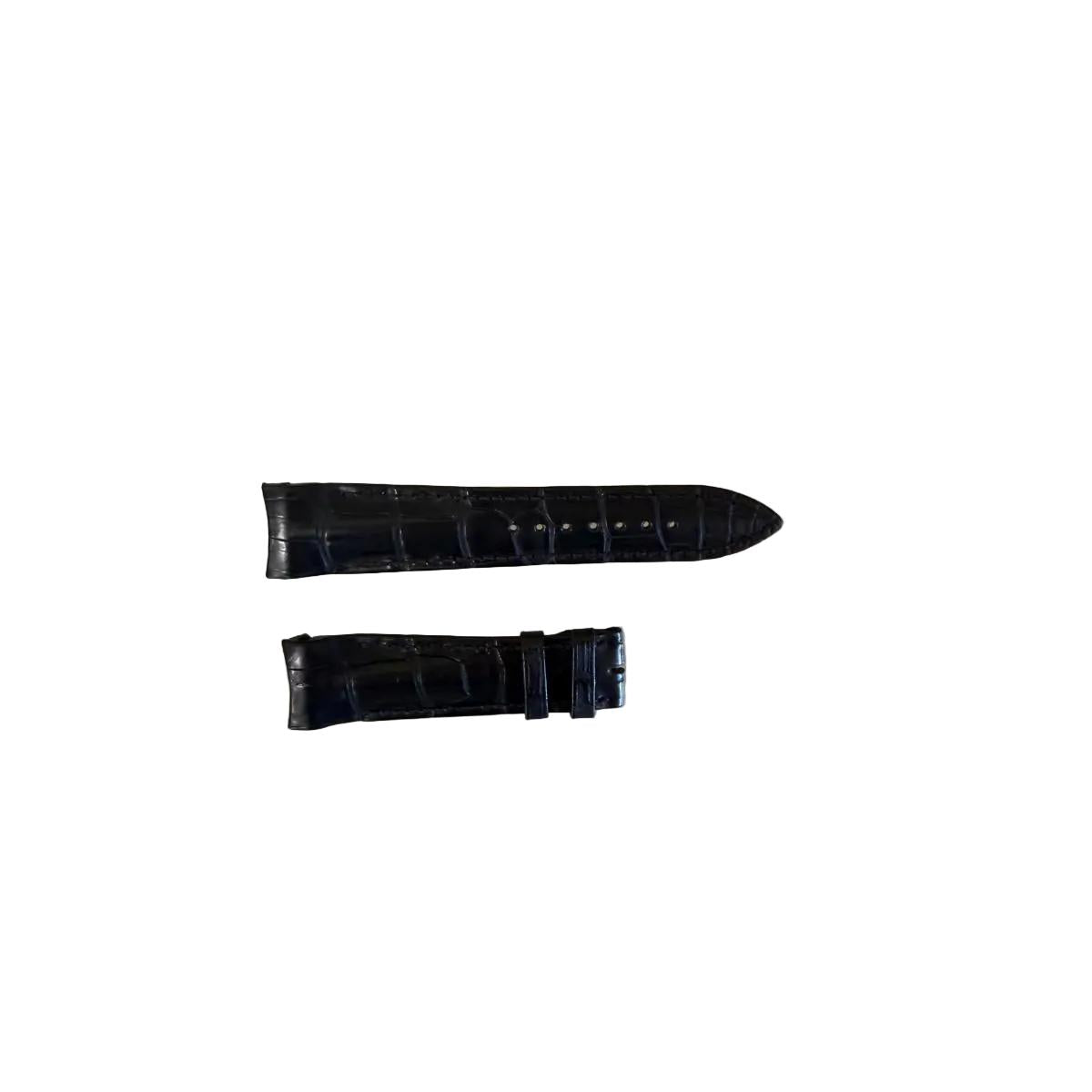 Authentic Ulysse Nardin Alligator Black Watch Strap Band 21mm