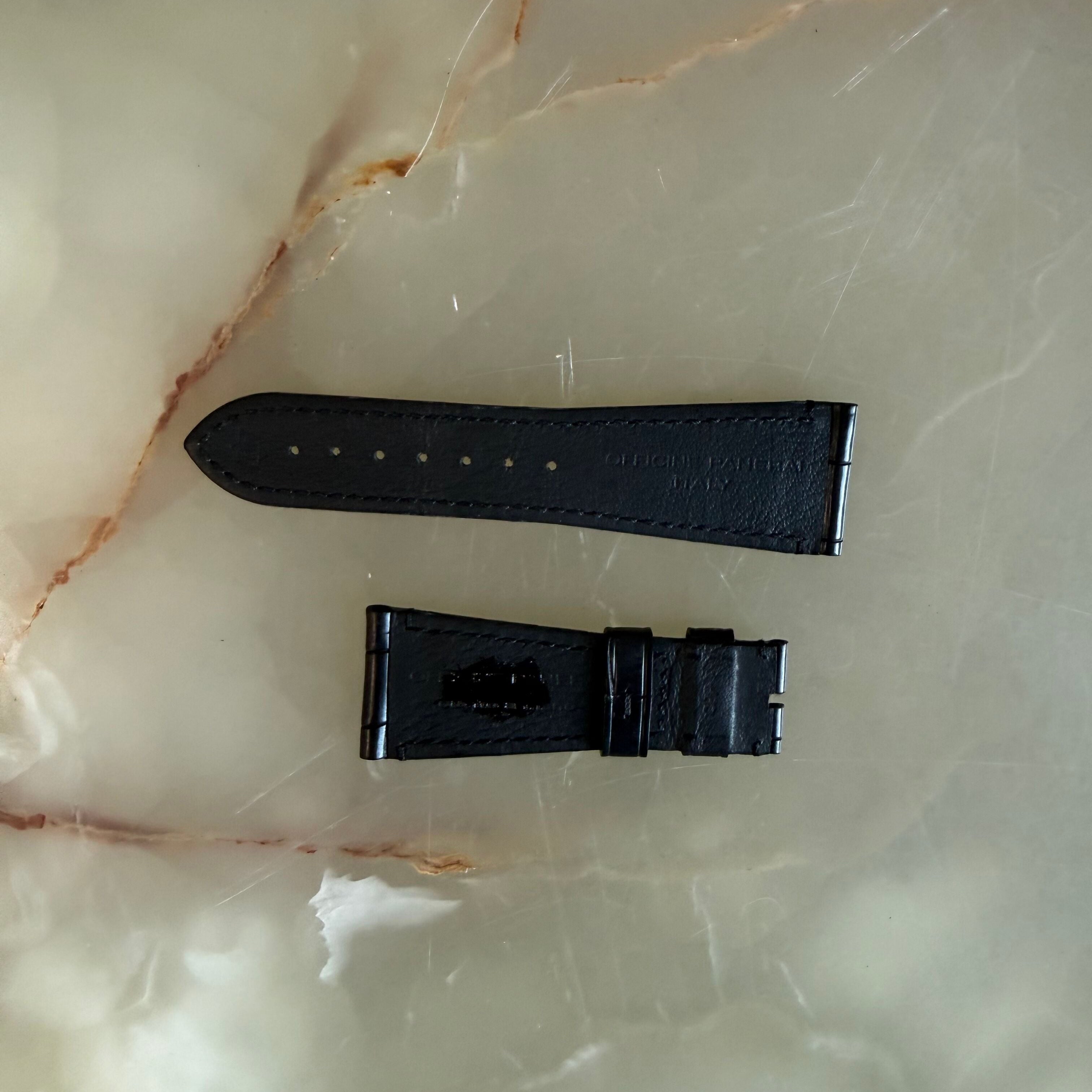 Authentic Panerai Black Alligator Watch Strap Band 26.55mm