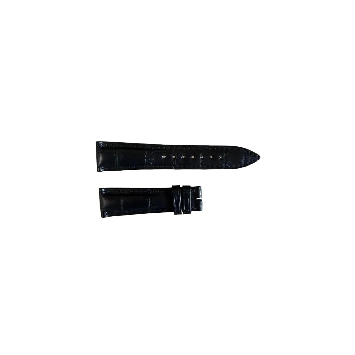 Authentic Ulysse Nardin Alligator Black Watch Strap Band 19mm