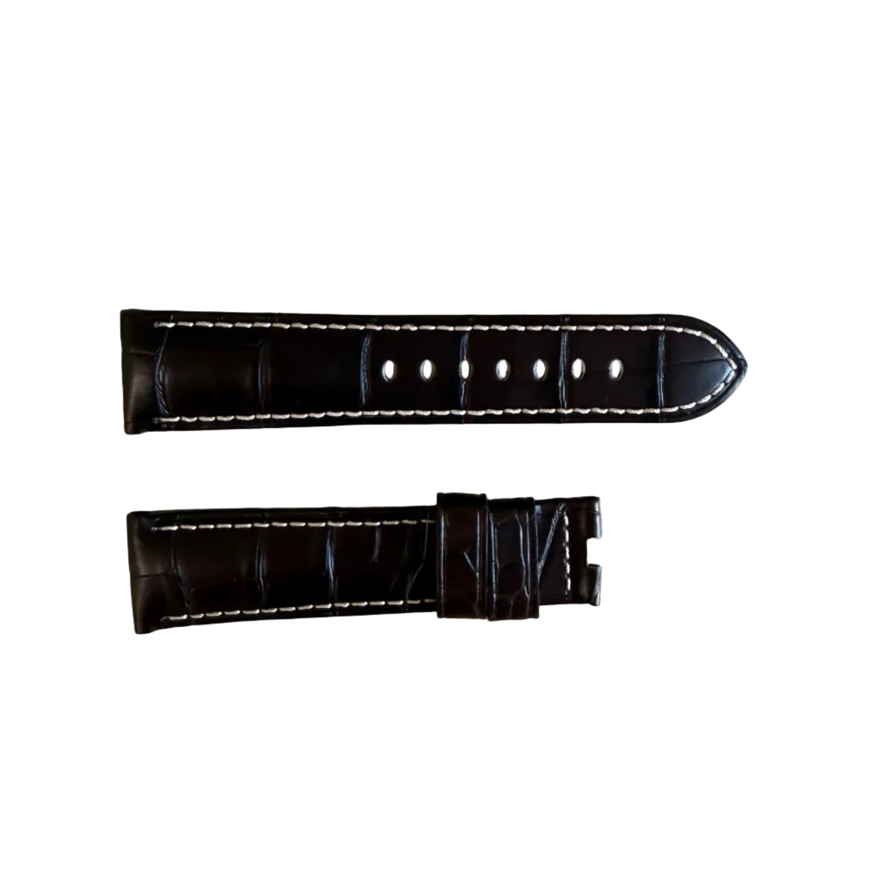 Authentic Panerai Brown Alligator Watch Strap Band 24mm